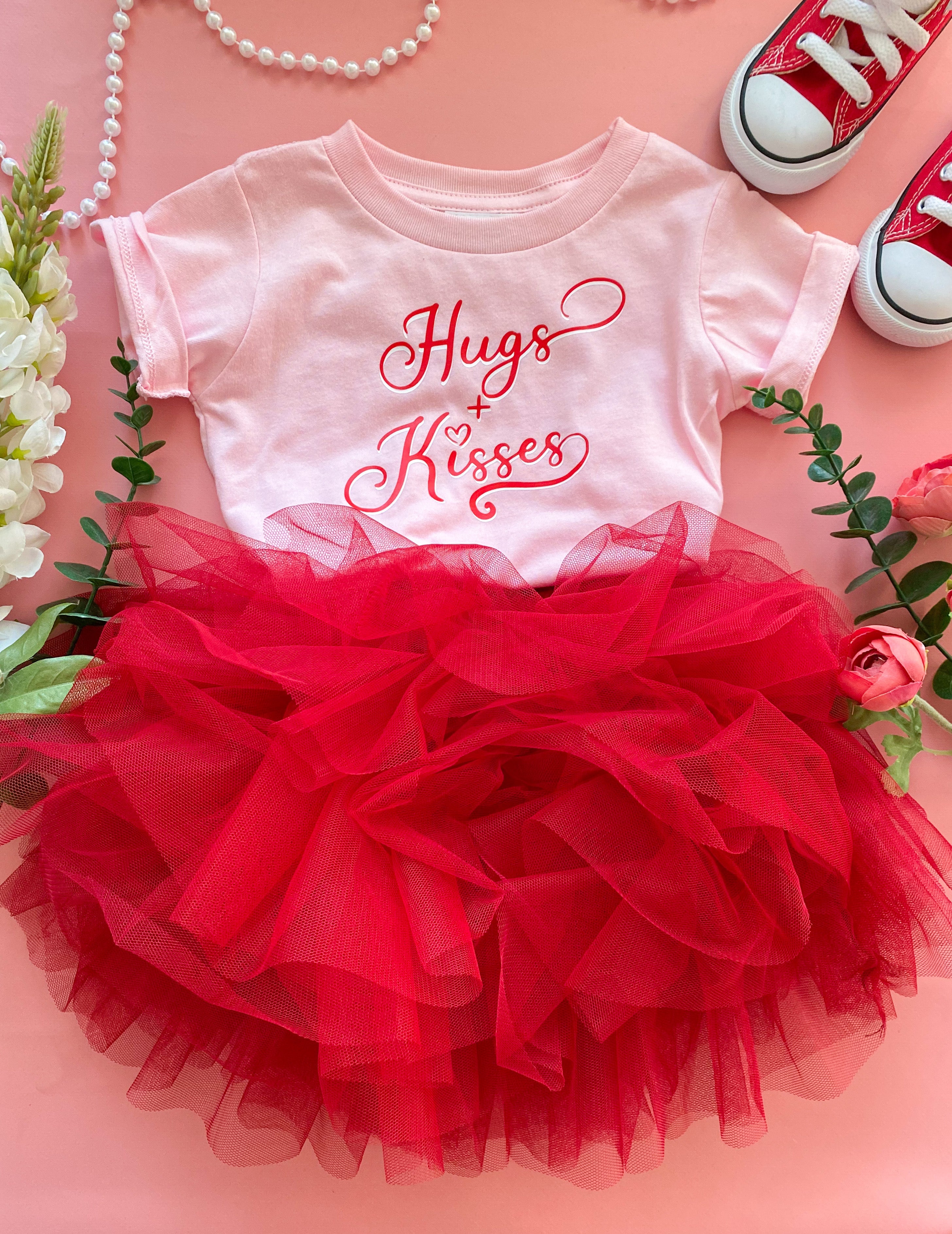 Hugs + Kisses Tee