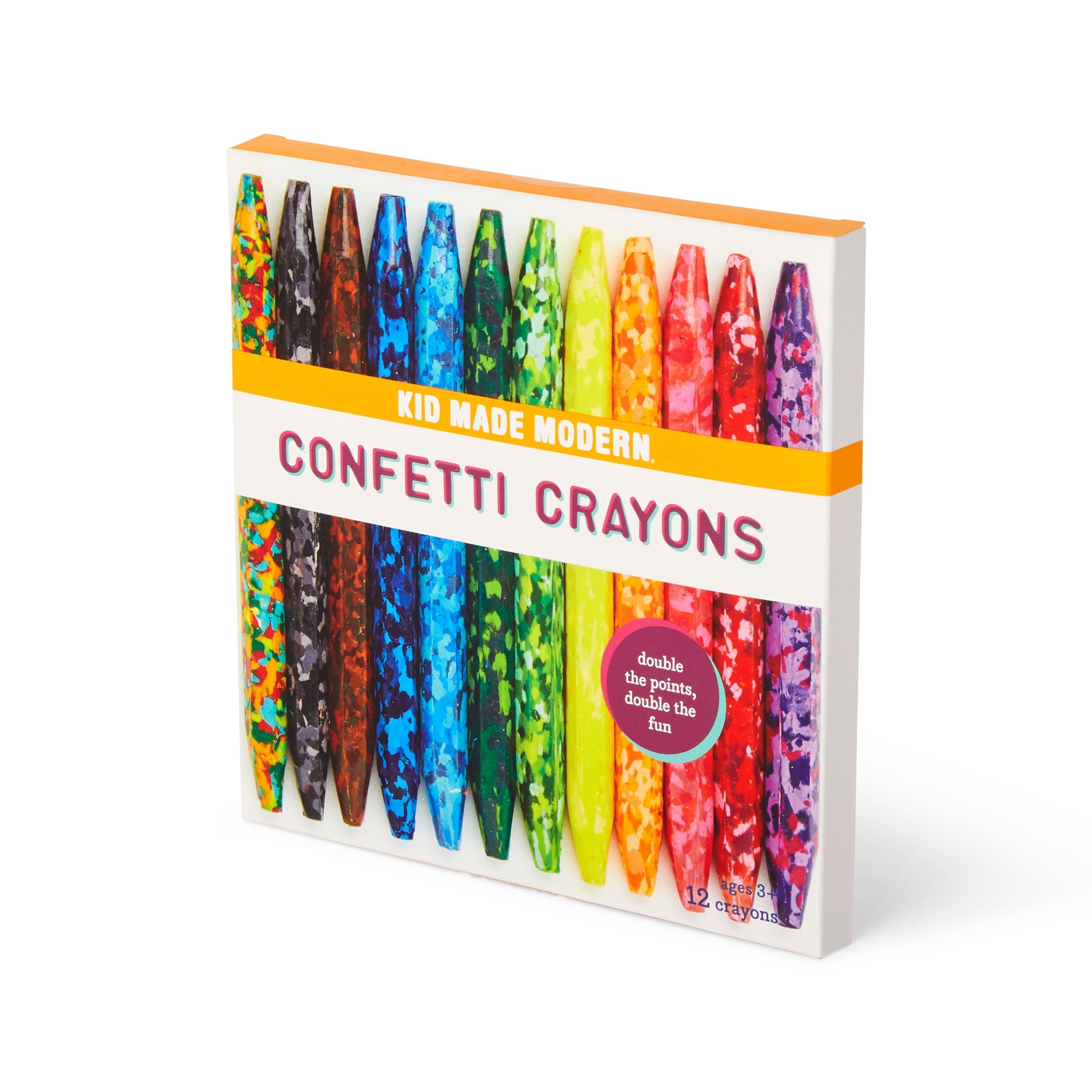 Kid Made Modern Confetti Crayons Craft