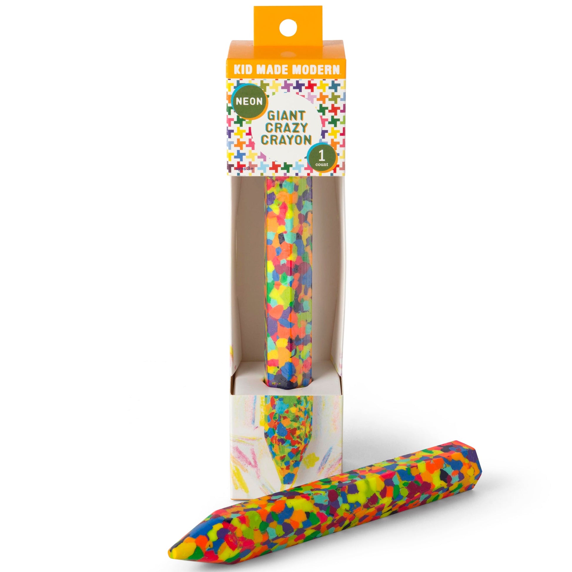 Kid Made Modern Giant Neon Crazy Crayon Craft