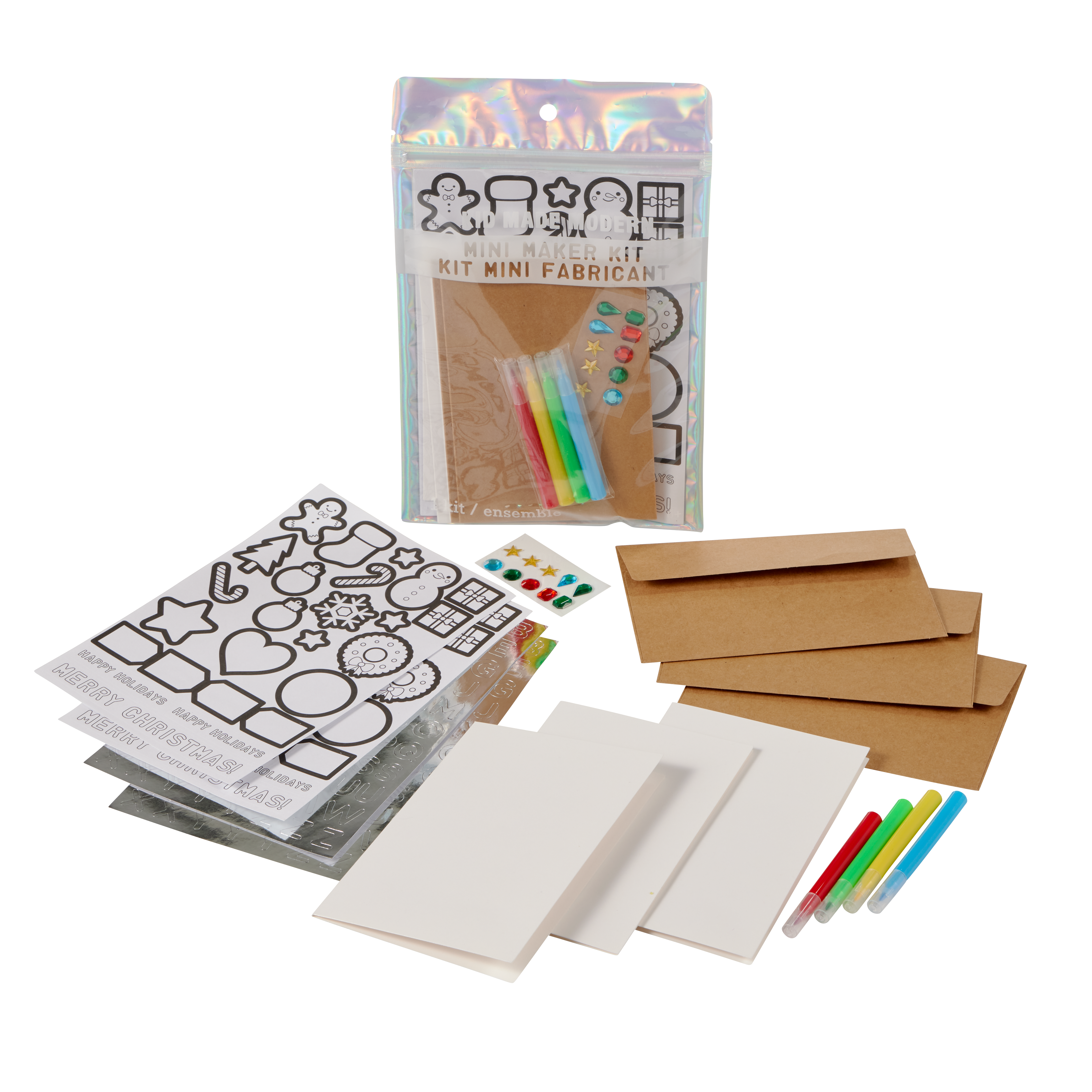 Christmas Card making craft kit