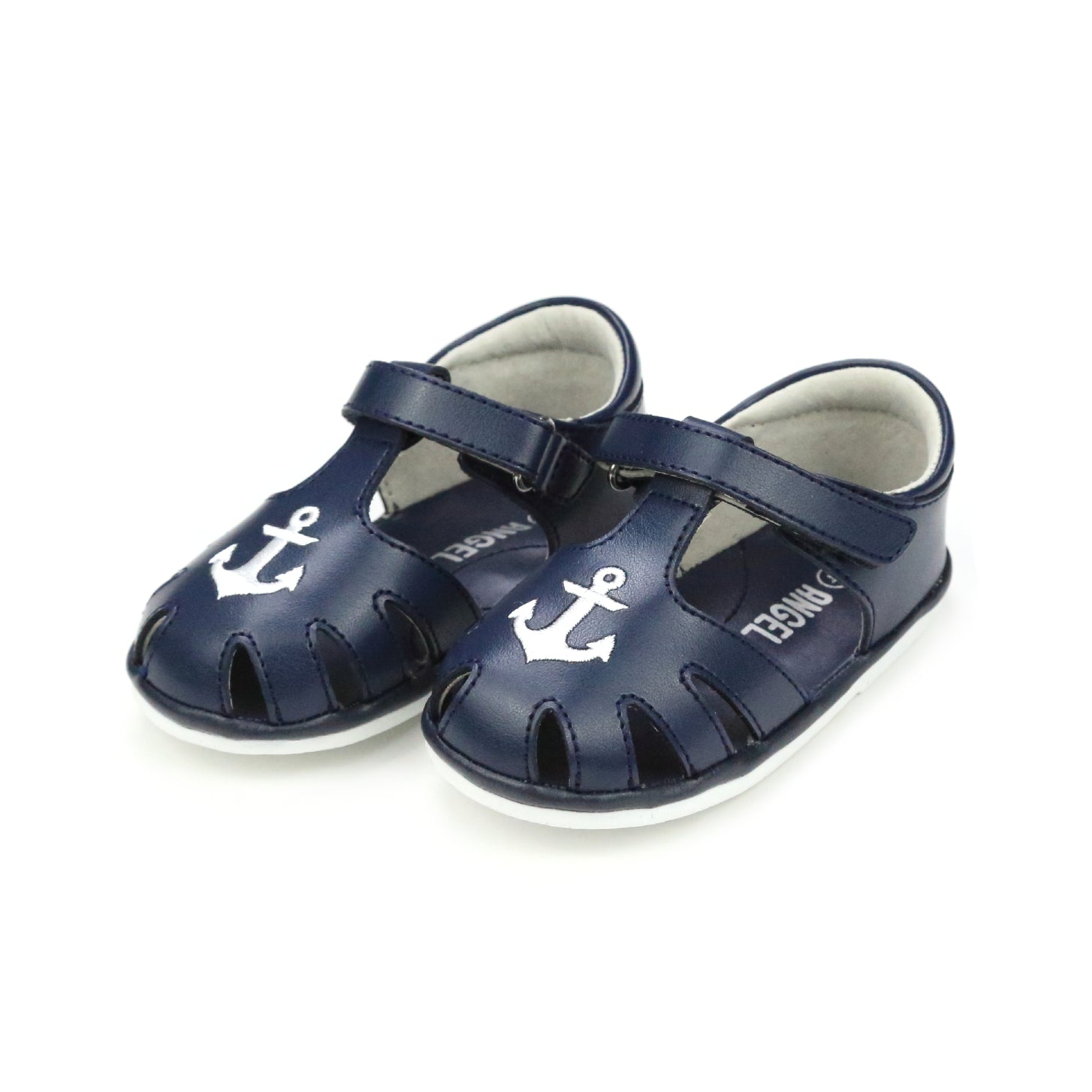 Sawyer Nautical Caged Leather Sandal - Babies & Toddlers