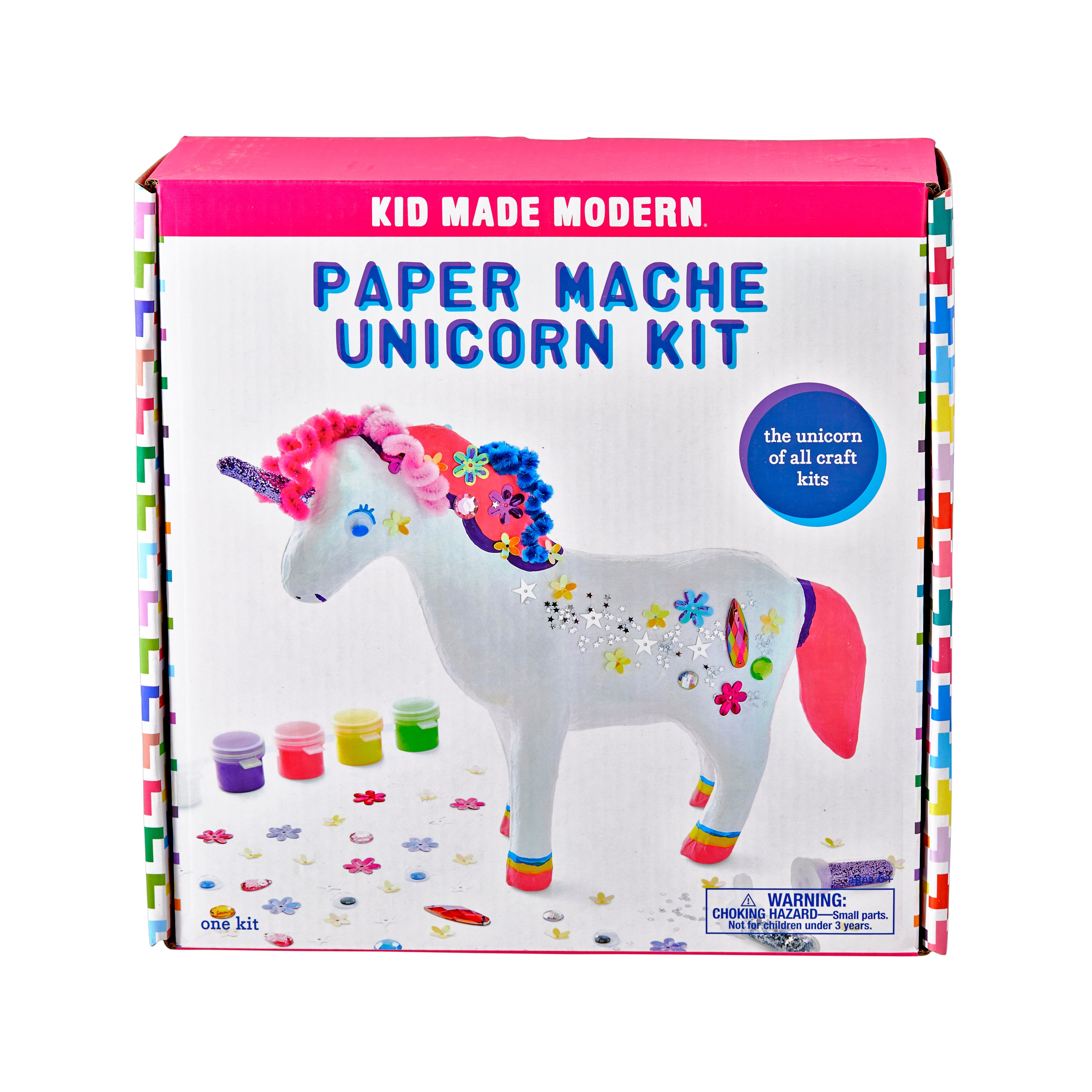 Kid Made Modern Paper Mache Unicorn Kit Crafts