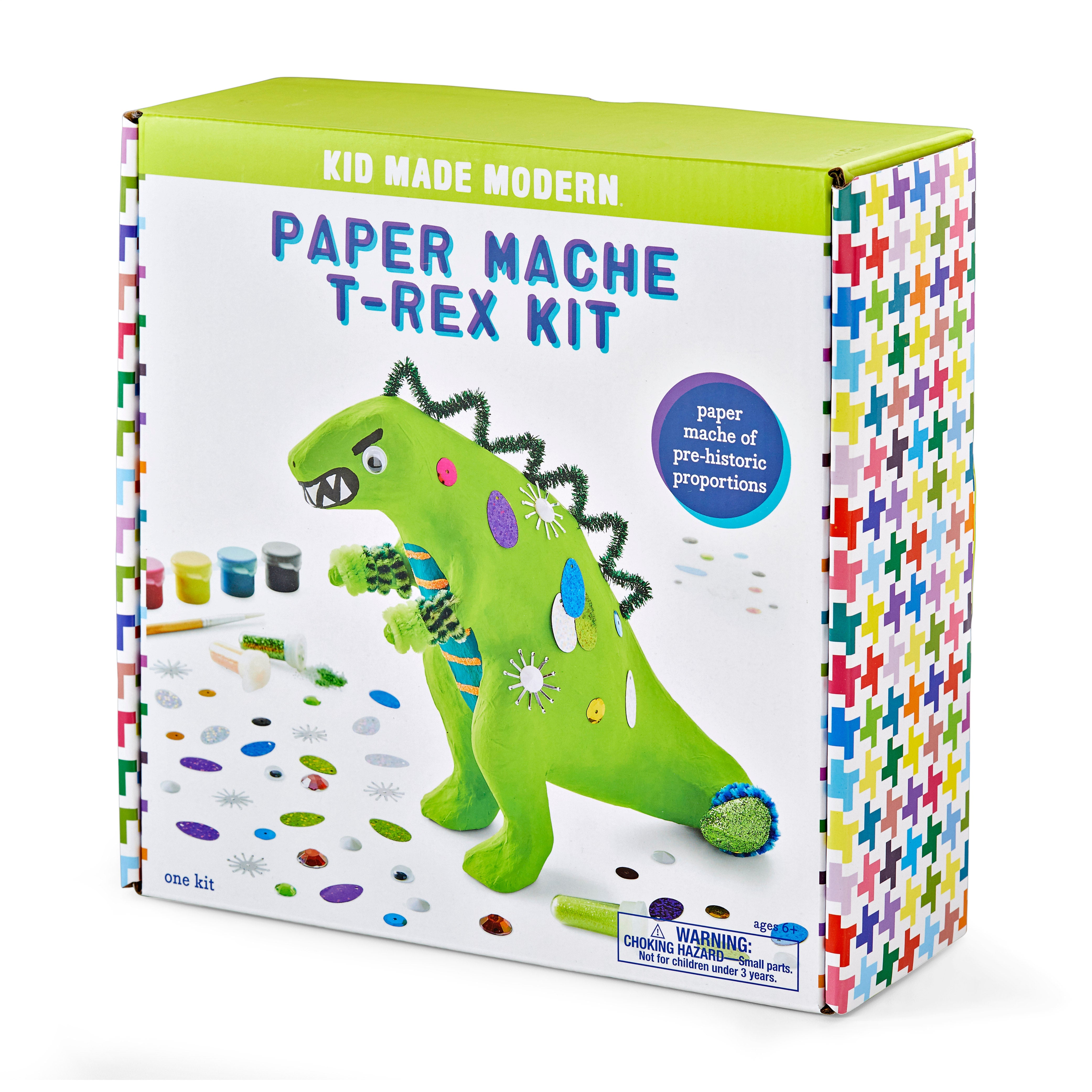 Kid Made Modern Paper Mache T-Rex Kit Crafts