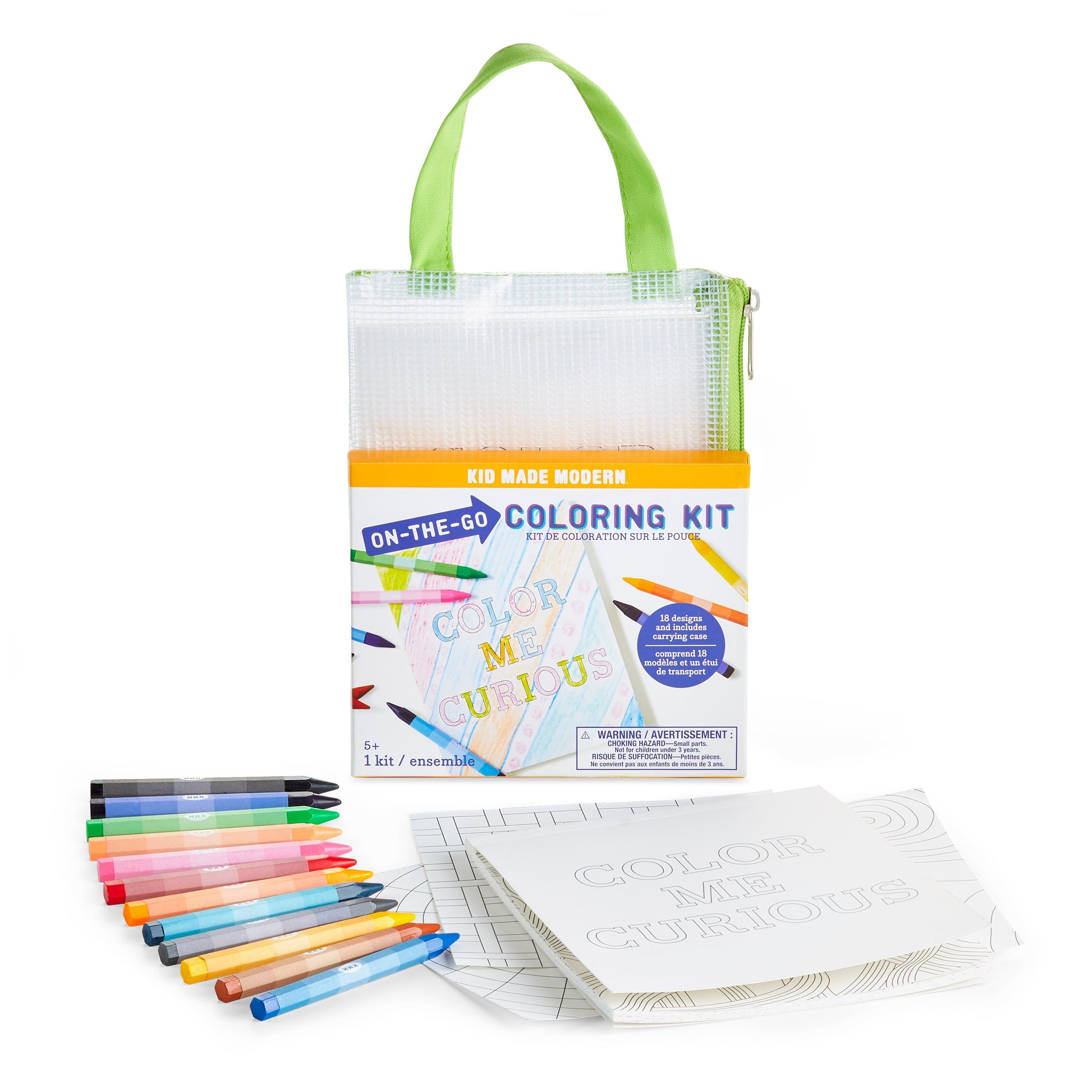 Kid Made Modern On-The-Go Coloring Kit Craft