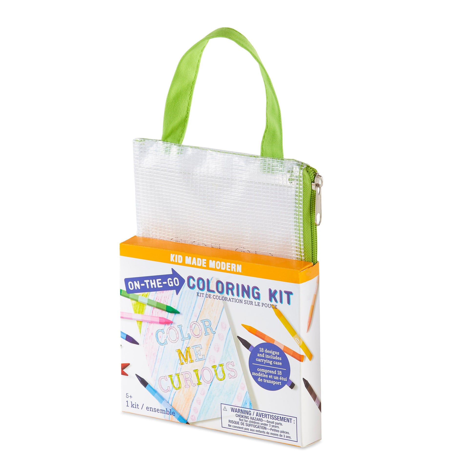 Kid Made Modern On-The-Go Coloring Kit Craft