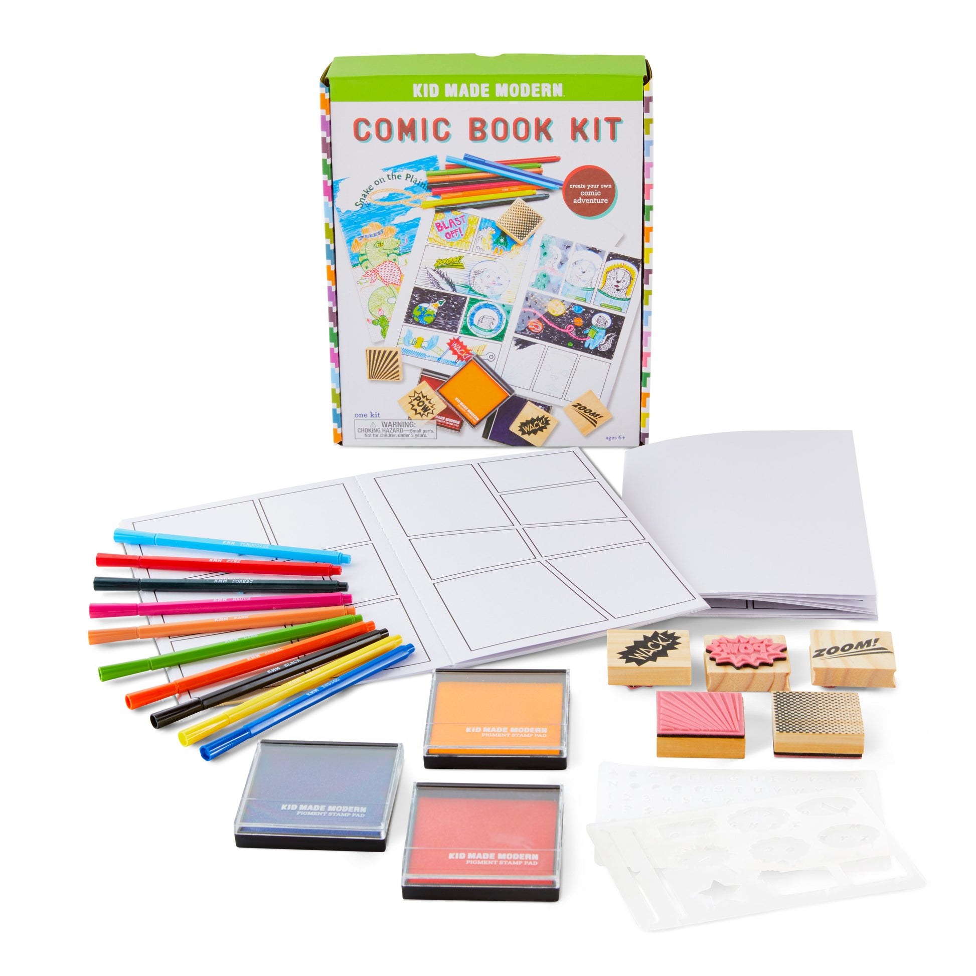 Kid Made Modern Comic Book Kit Crafts