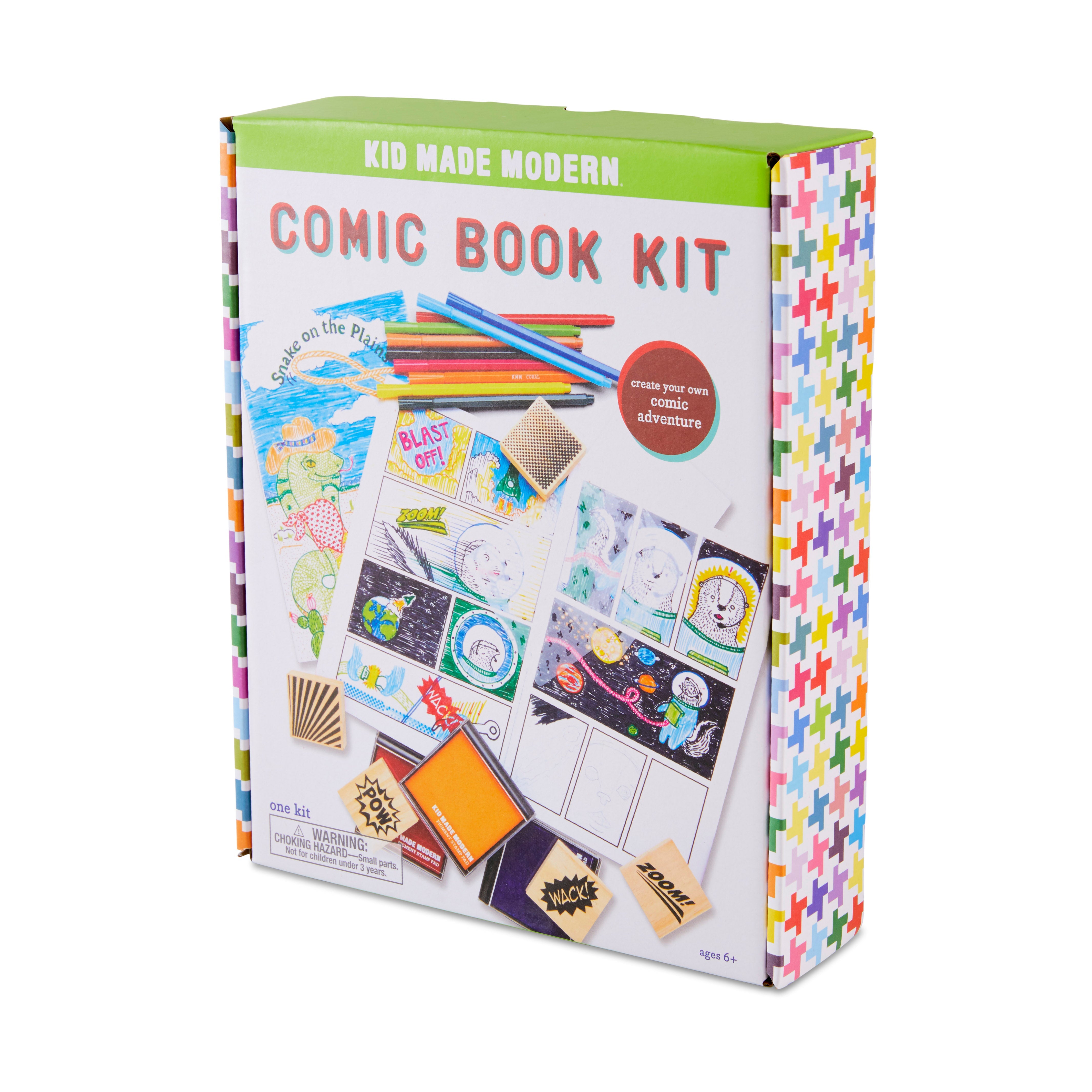 Kid Made Modern Comic Book Kit Crafts