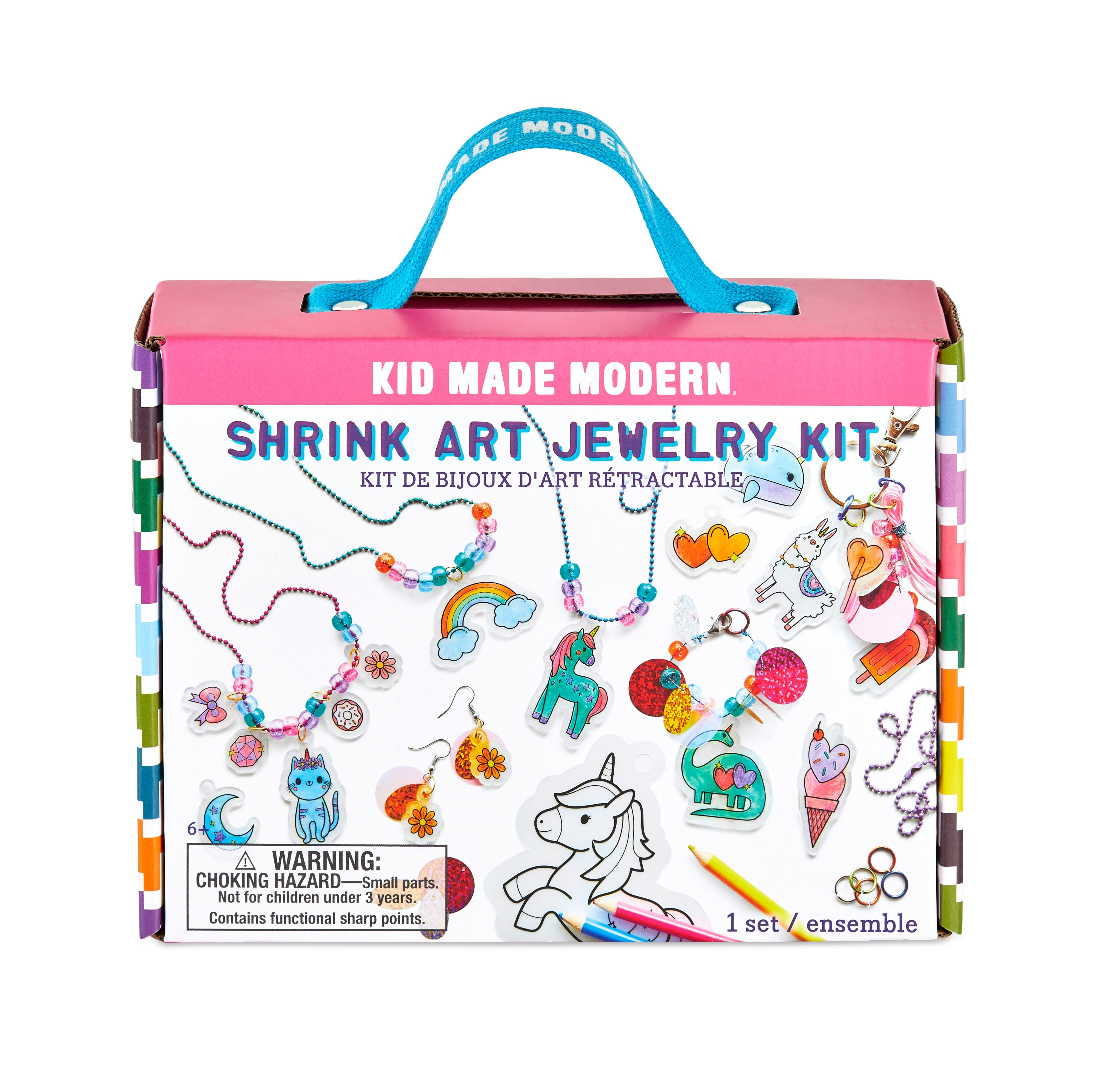 Kid Made Modern Shrink Art Jewelry Kit Art Kits