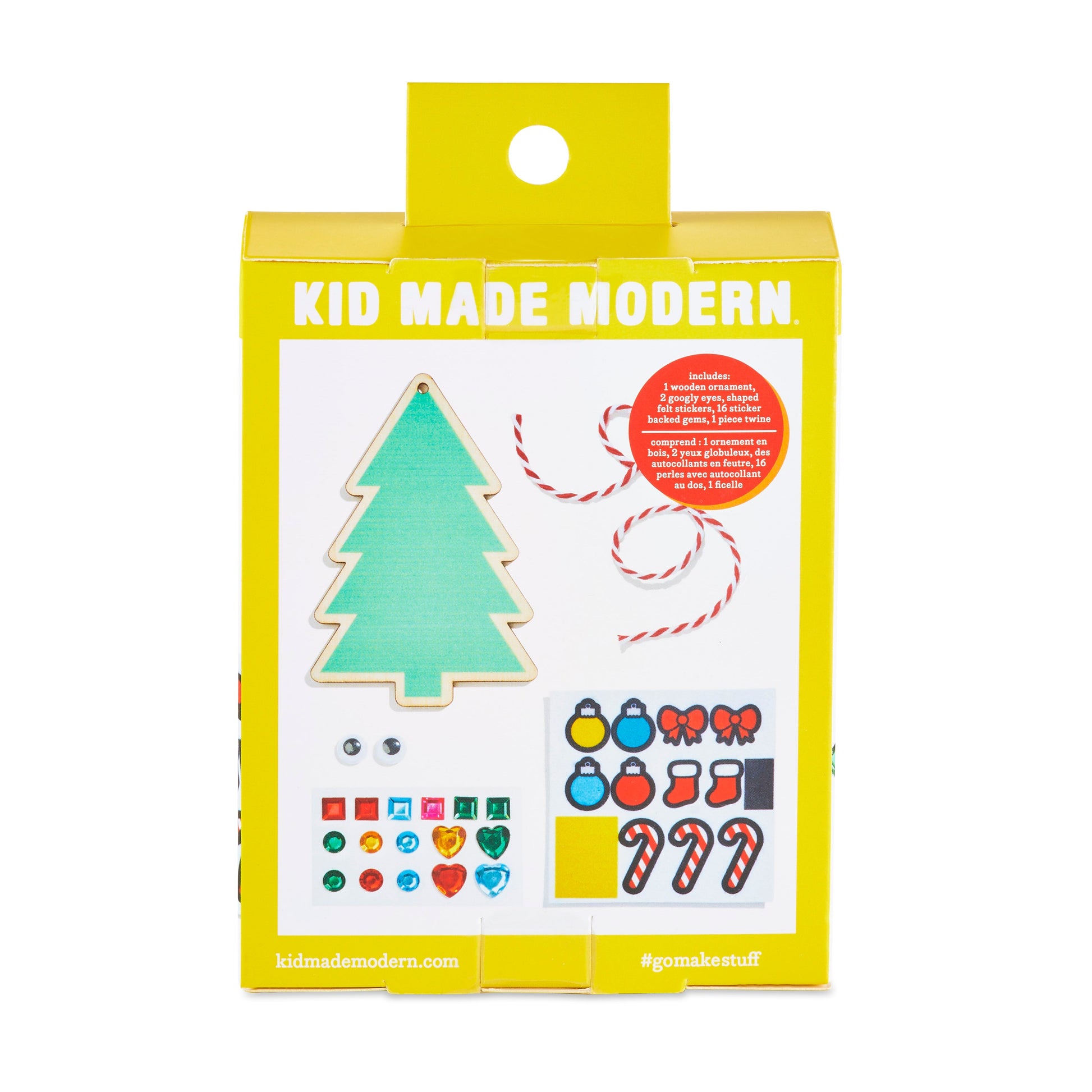 Kid Made Modern DIY Ornament Kits - Tree Craft