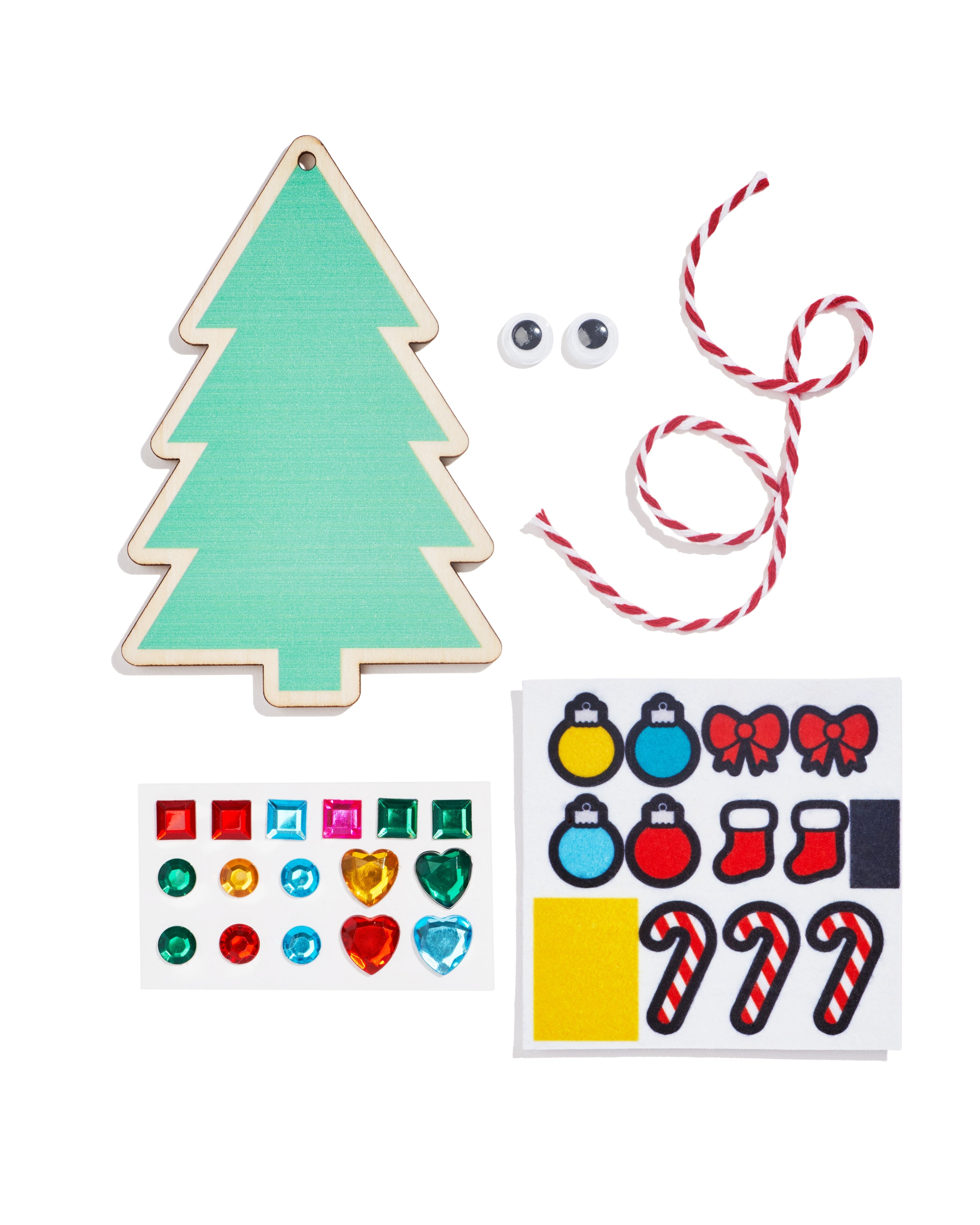 Kid Made Modern DIY Ornament Kits - Tree Craft
