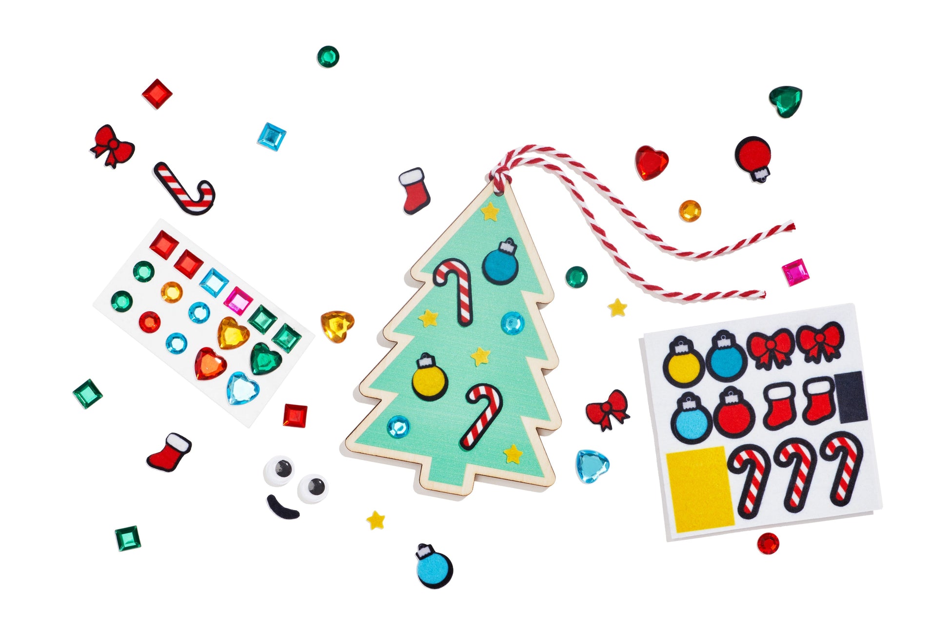 Kid Made Modern DIY Ornament Kits - Tree Craft
