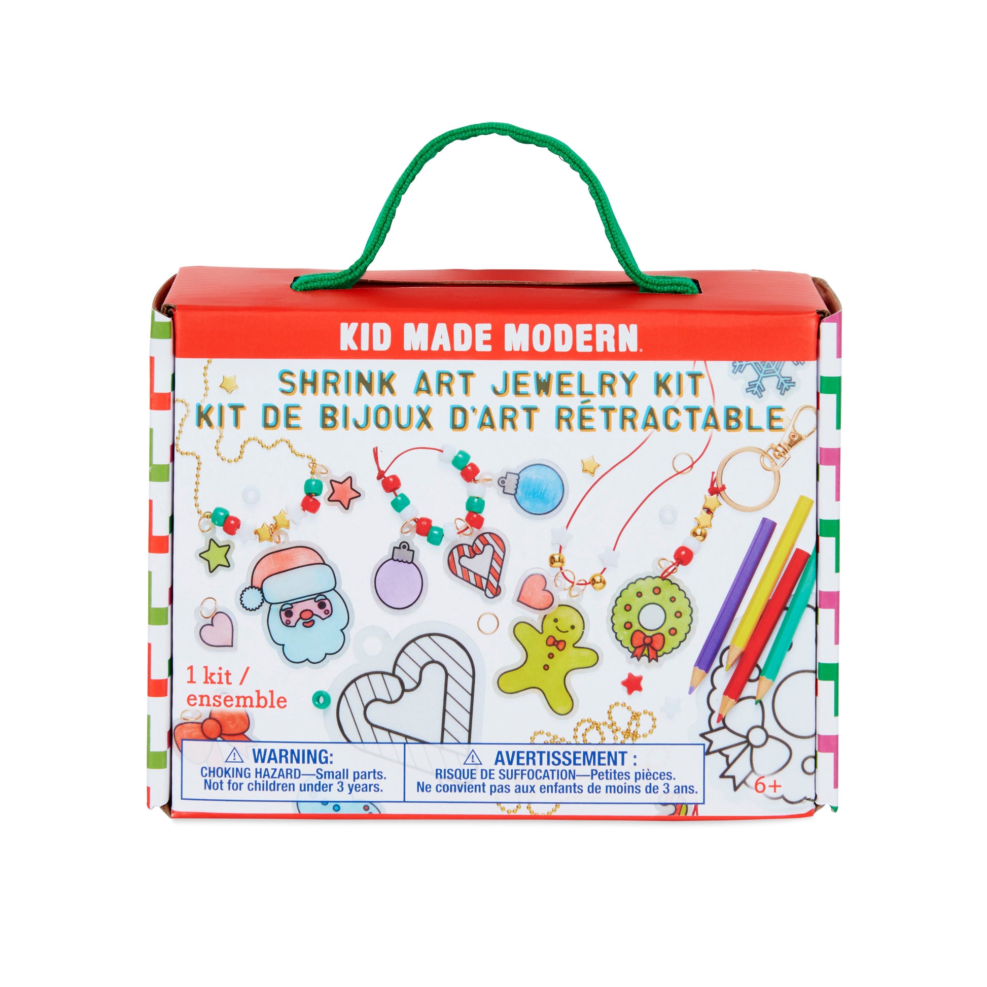 Kid Made Modern Christmas Shrink Art Jewelry Kit Art Kits