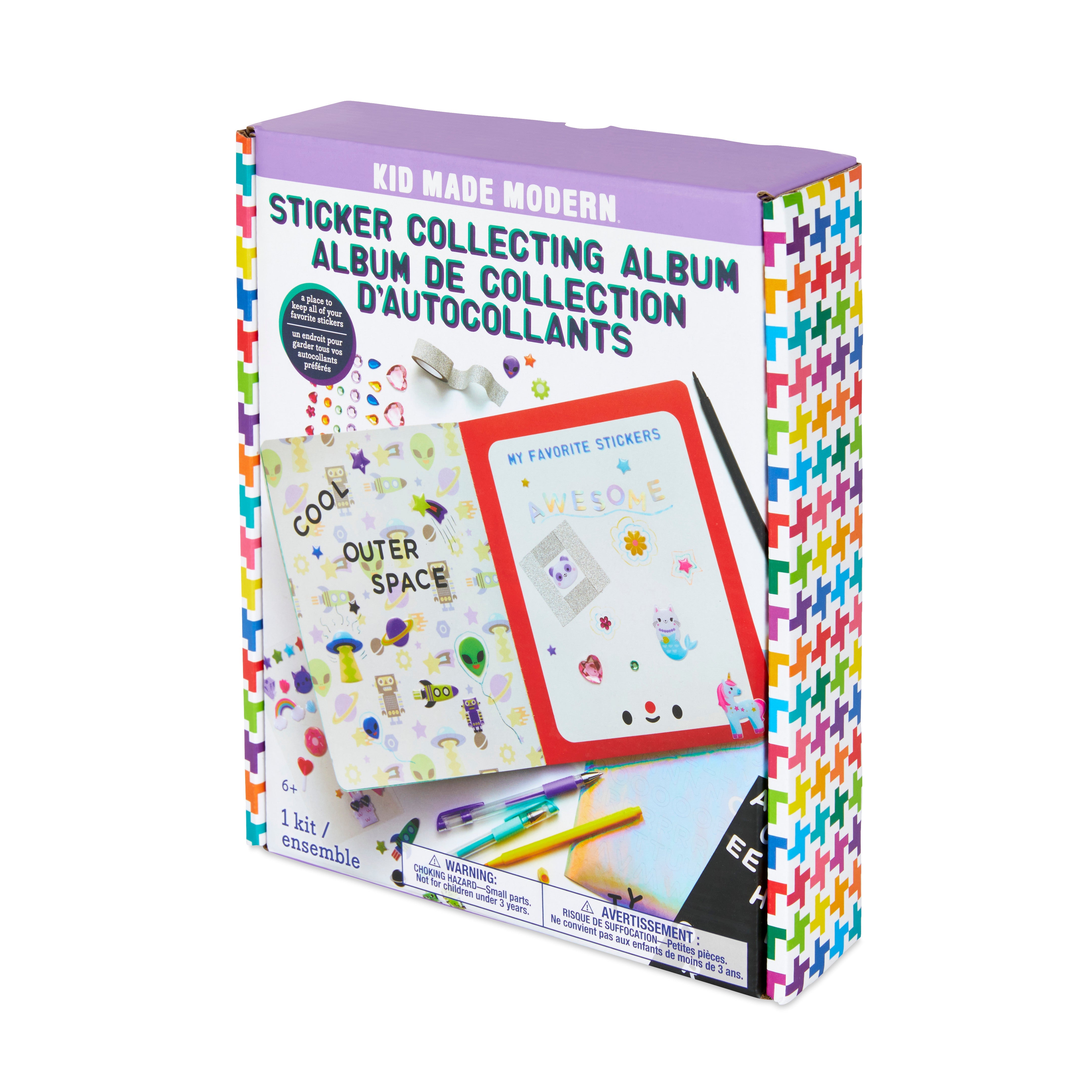 Kid Made Modern Sticker Collecting Album Crafts