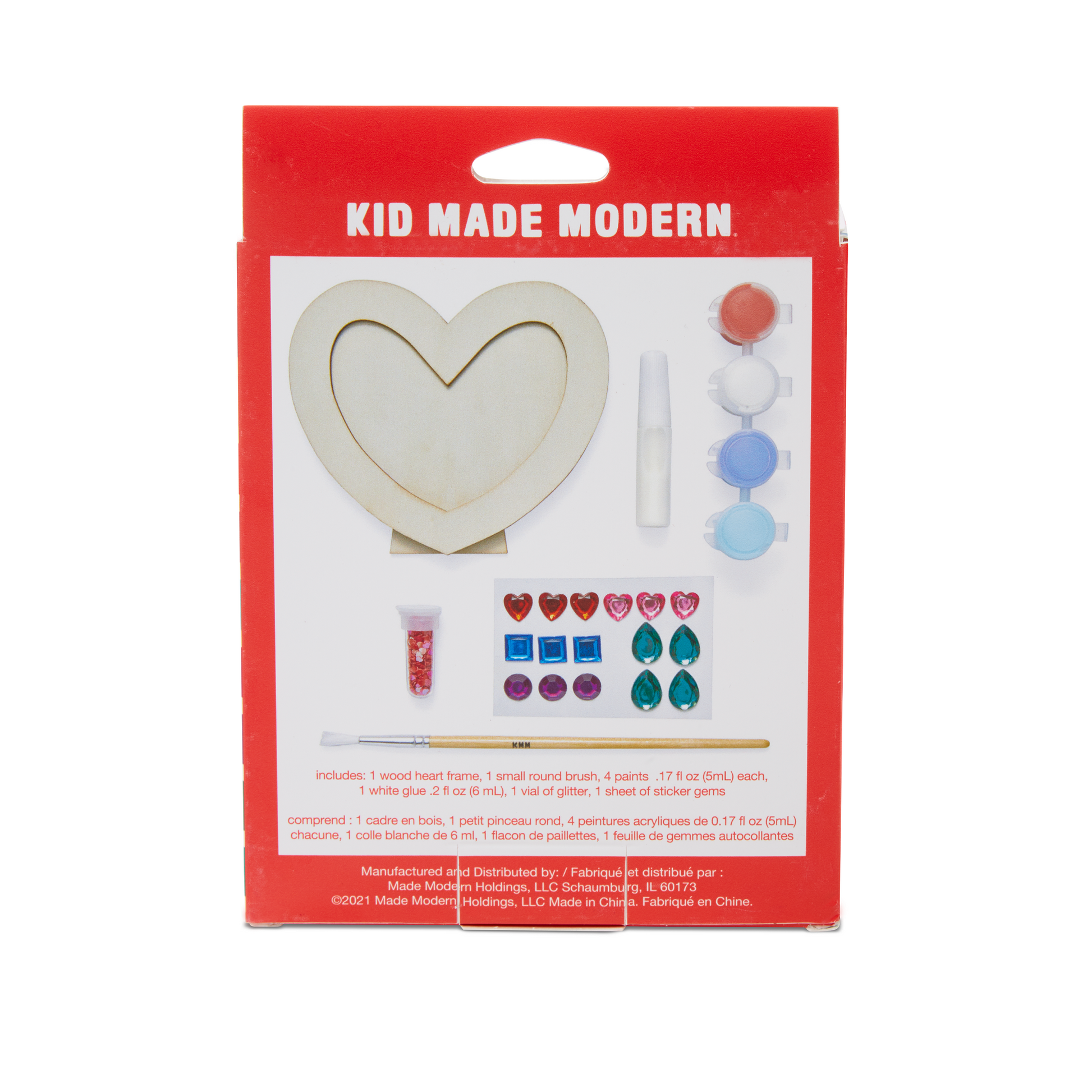 Kid Made Modern DIY Wood Heart Frame Craft