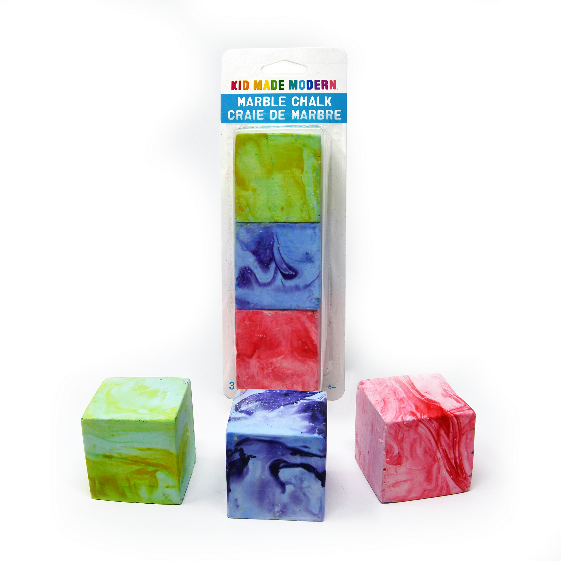 Kid Made Modern Marble Chalk Craft