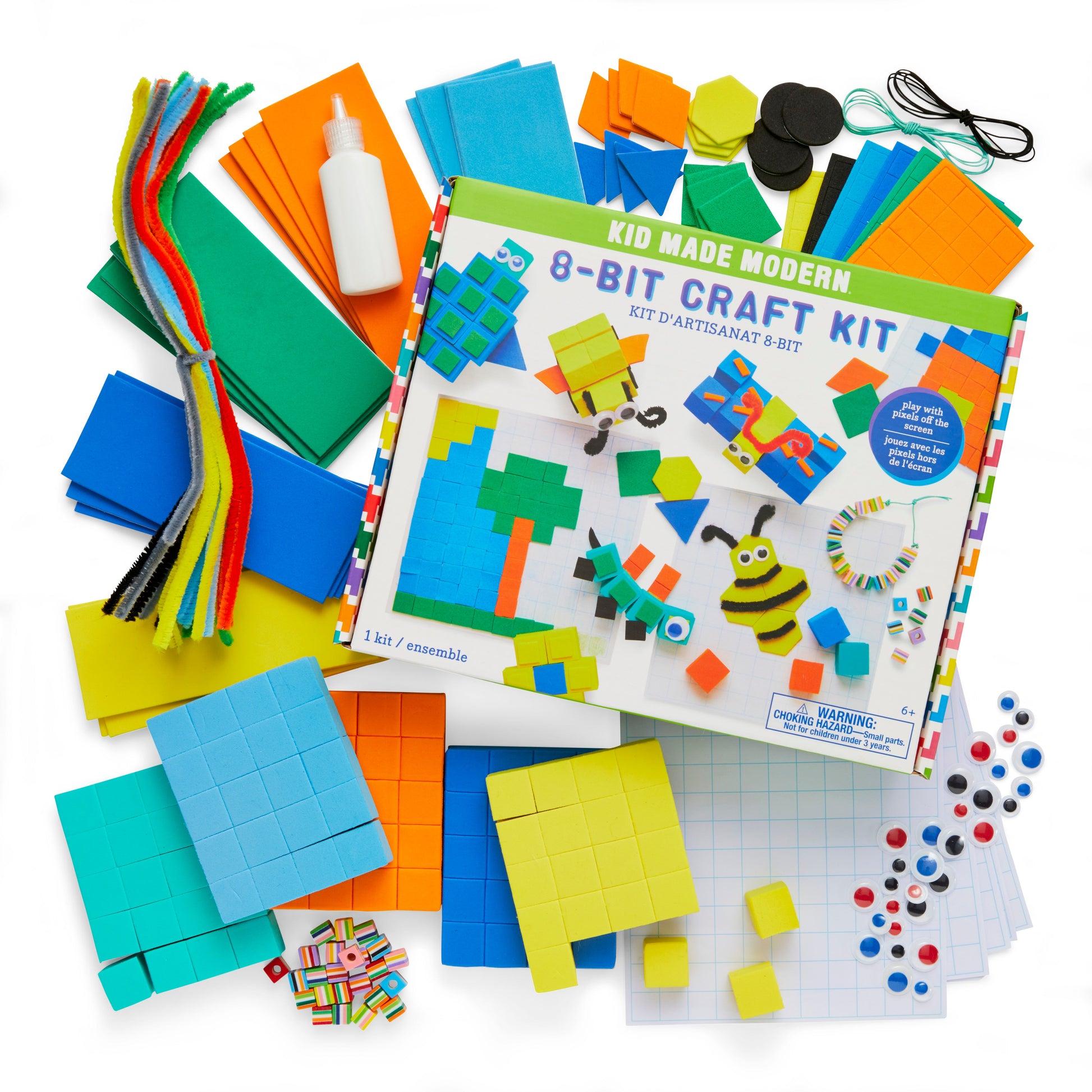 Kid Made Modern 8-Bit Craft Kit Craft Kits