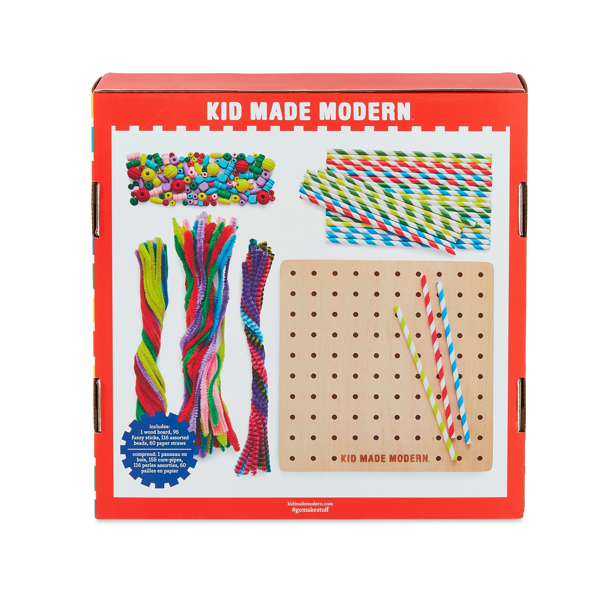 Kid Made Modern STEAM - Fuzzy Stick Sculpture Set Art Kits