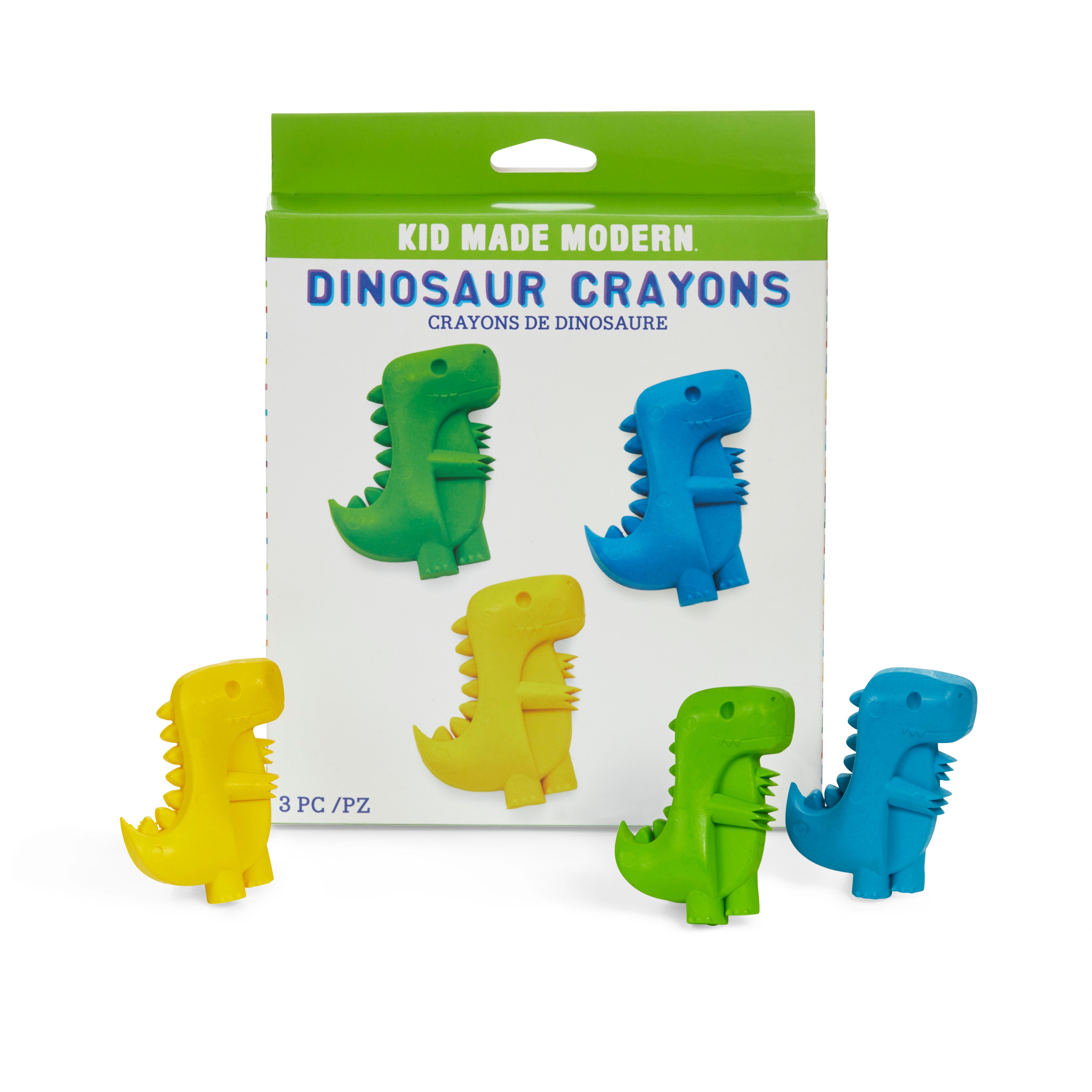 Kid Made Modern Dinosaur Crayons (Set of 3) Craft
