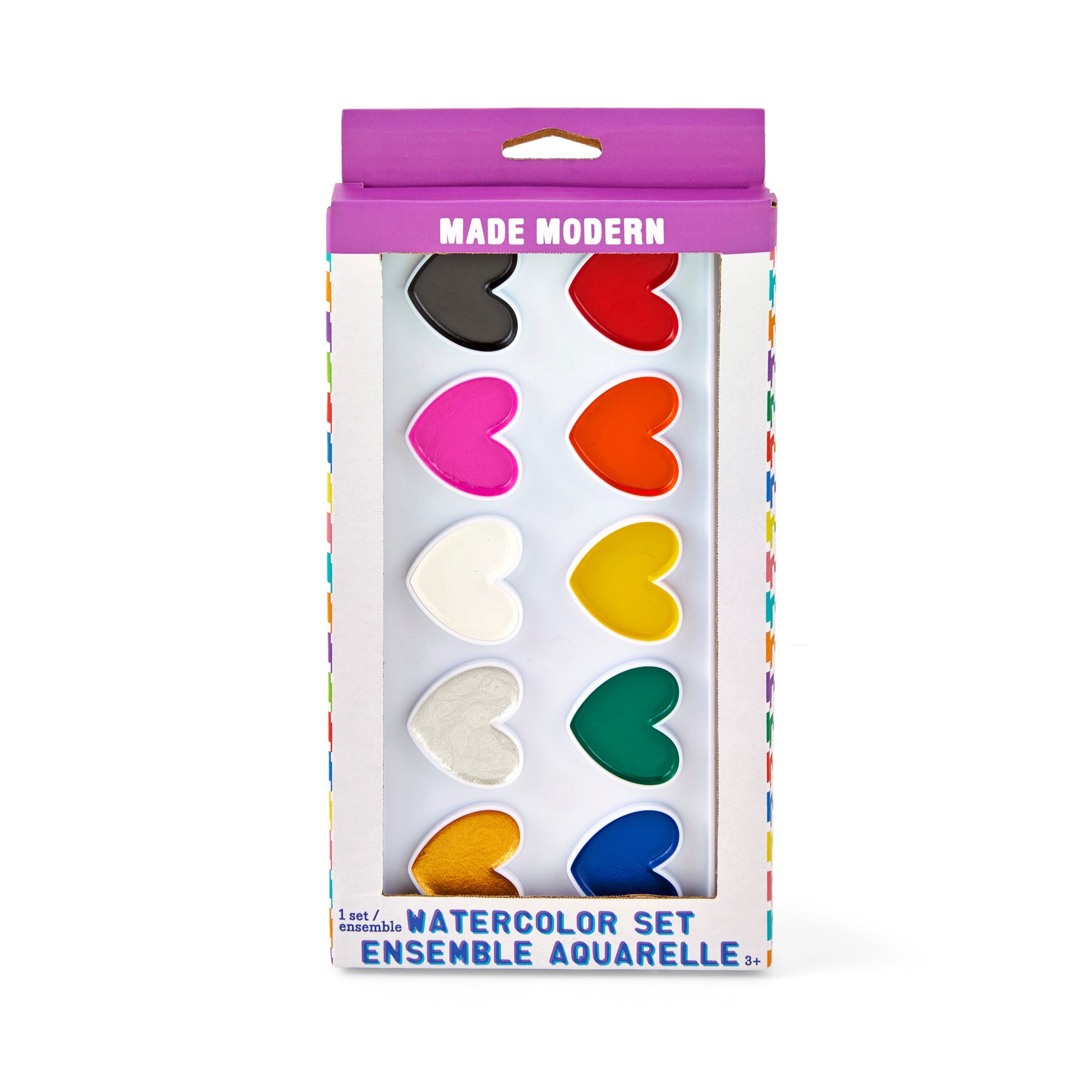 Kid Made Modern I Heart Watercolors Watercolor Set