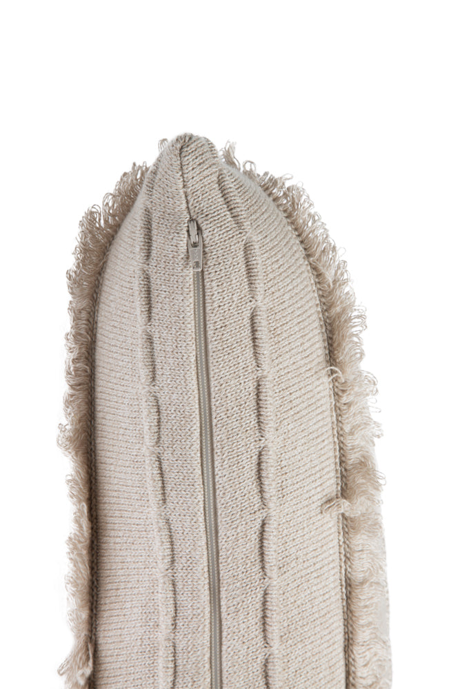 Knitted Cushion Air Dune White  - Early Hours