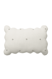 Knitted Cushion Biscuit Ivory  - Biscuit