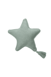 Knitted Cushion Twinkle Star Indus Blue  - Stars