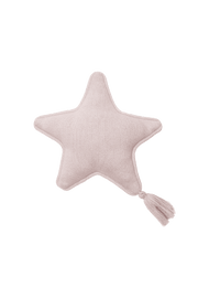 Knitted Cushion Twinkle Star Pink Pearl  - Stars