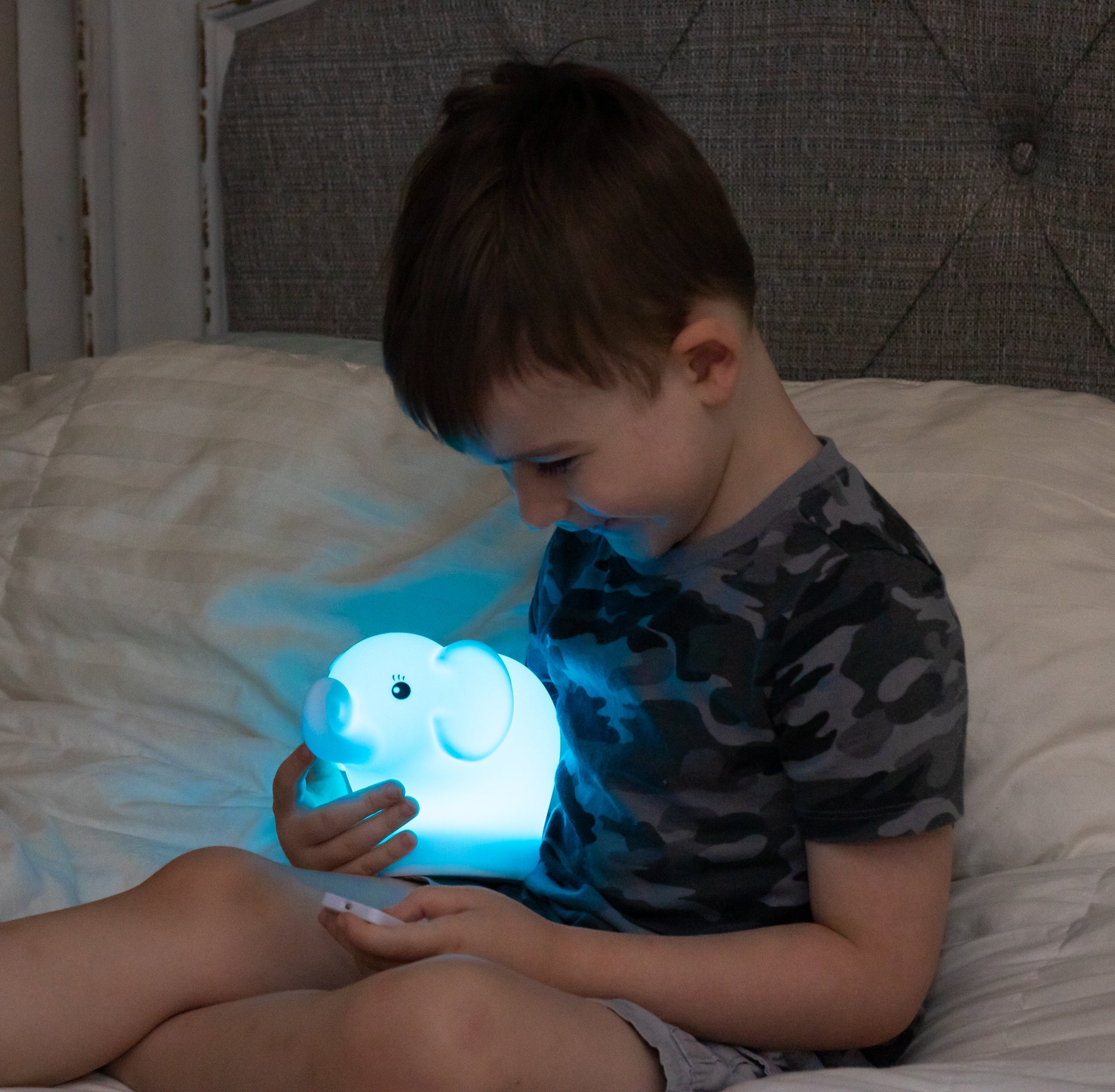 LumiPets® Elephant - Children's Nursery Touch Night Light