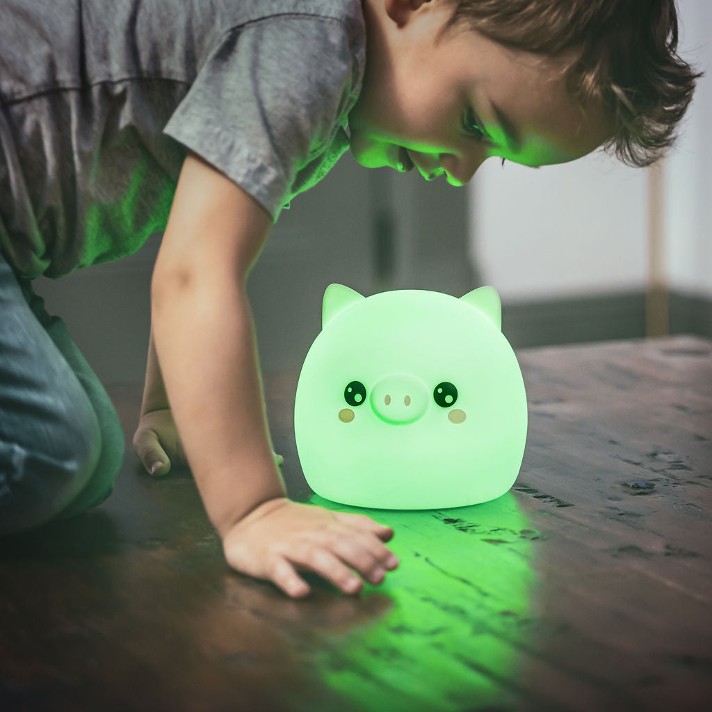 LumiPets® Kawaii Pig - Children's Nursery Touch Night Light