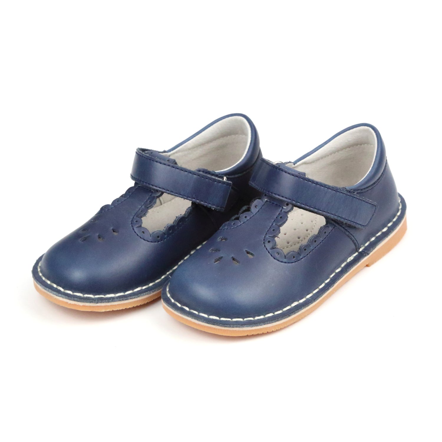 Mary Janes Scalloped T-Strap | Angie