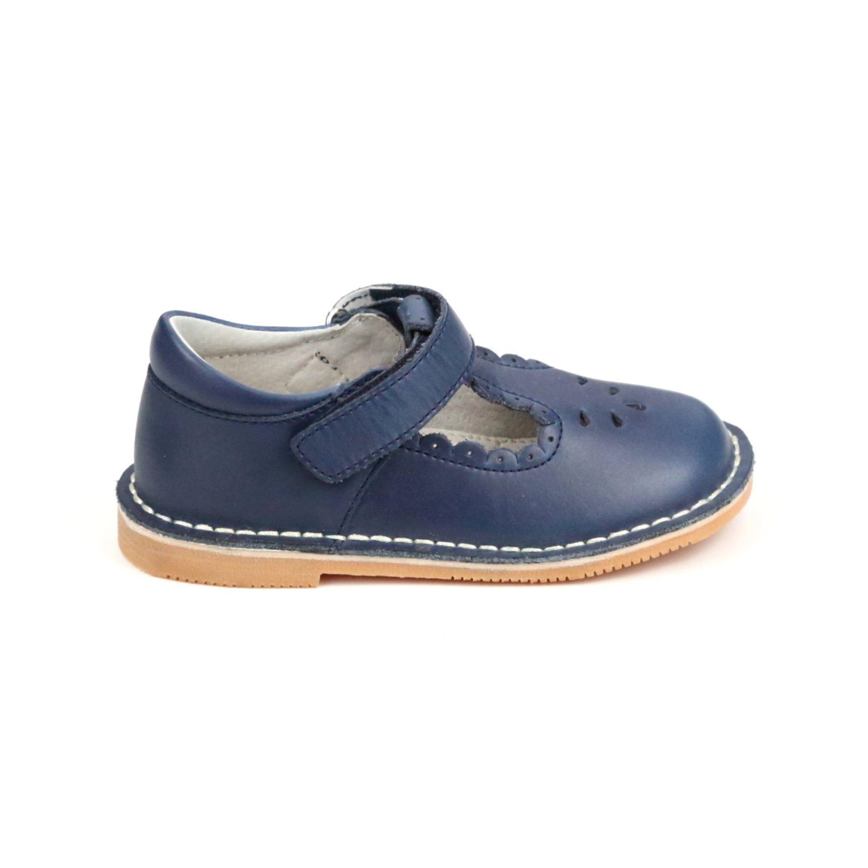 Mary Janes Scalloped T-Strap | Angie