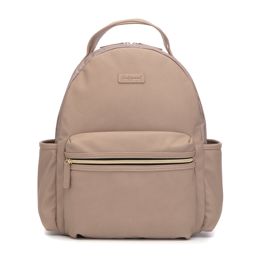 Lola Vegan Leather Backpack Almond