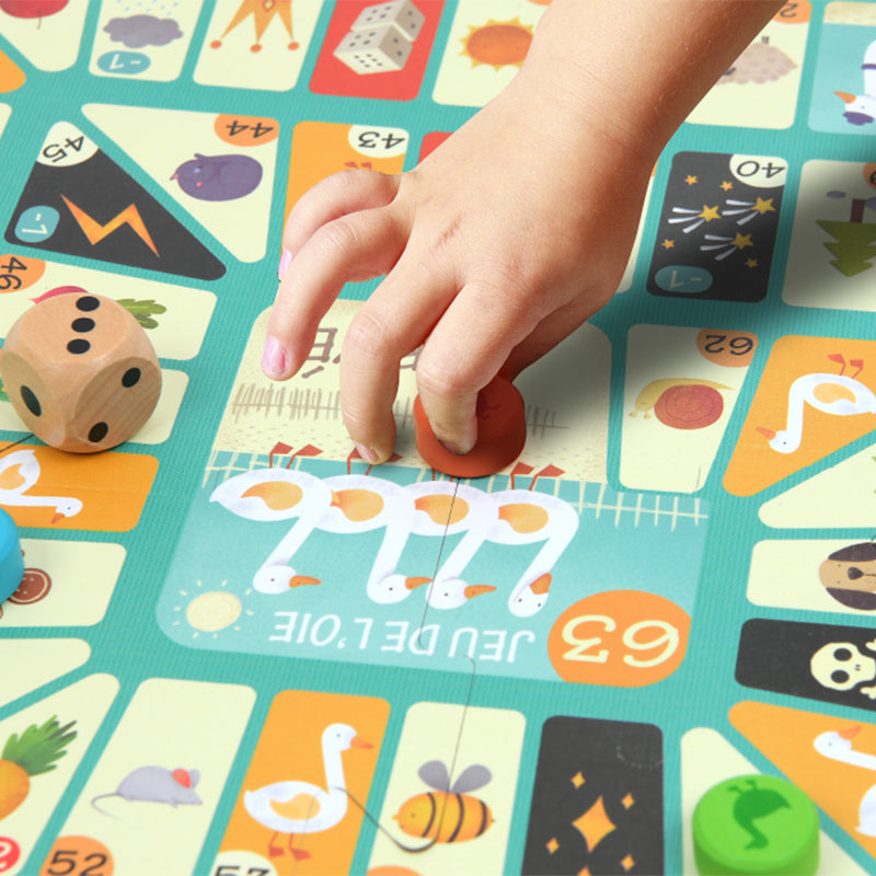 Mideer Classic Board Games: Parcheesi and More Games