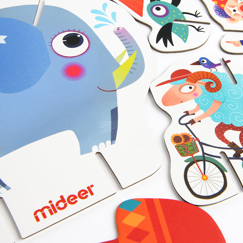 Mideer 3-D Creative Stacking Puzzle Crazy Circus Puzzle