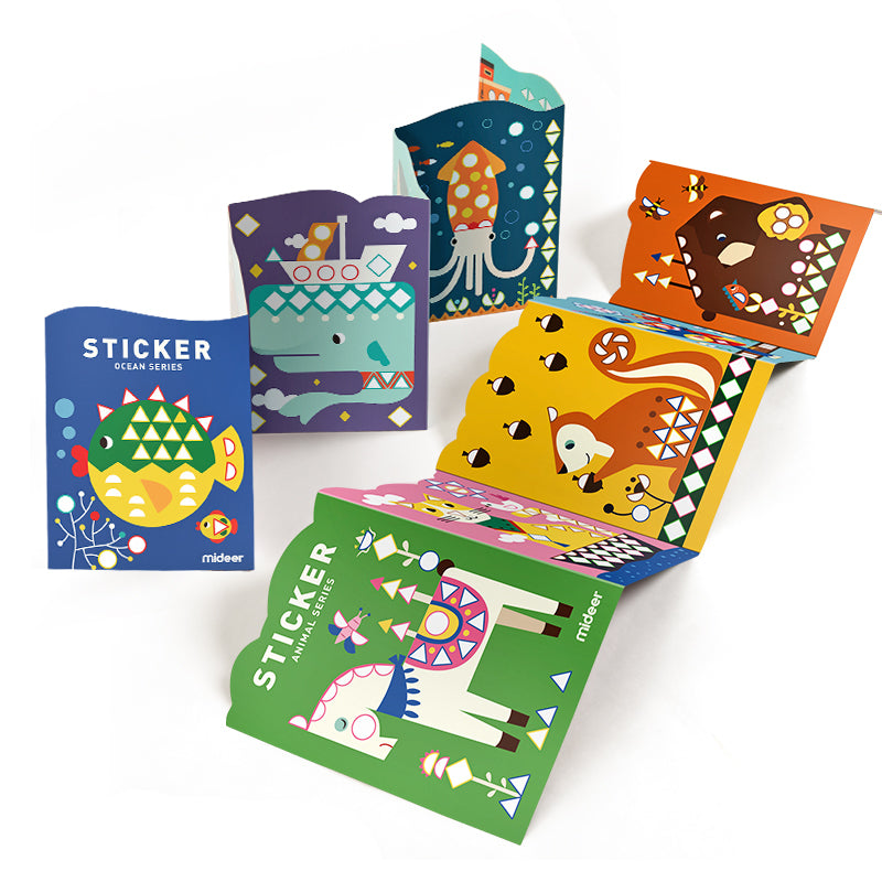 Mideer Sticker Book Kit – Animal Series Educational