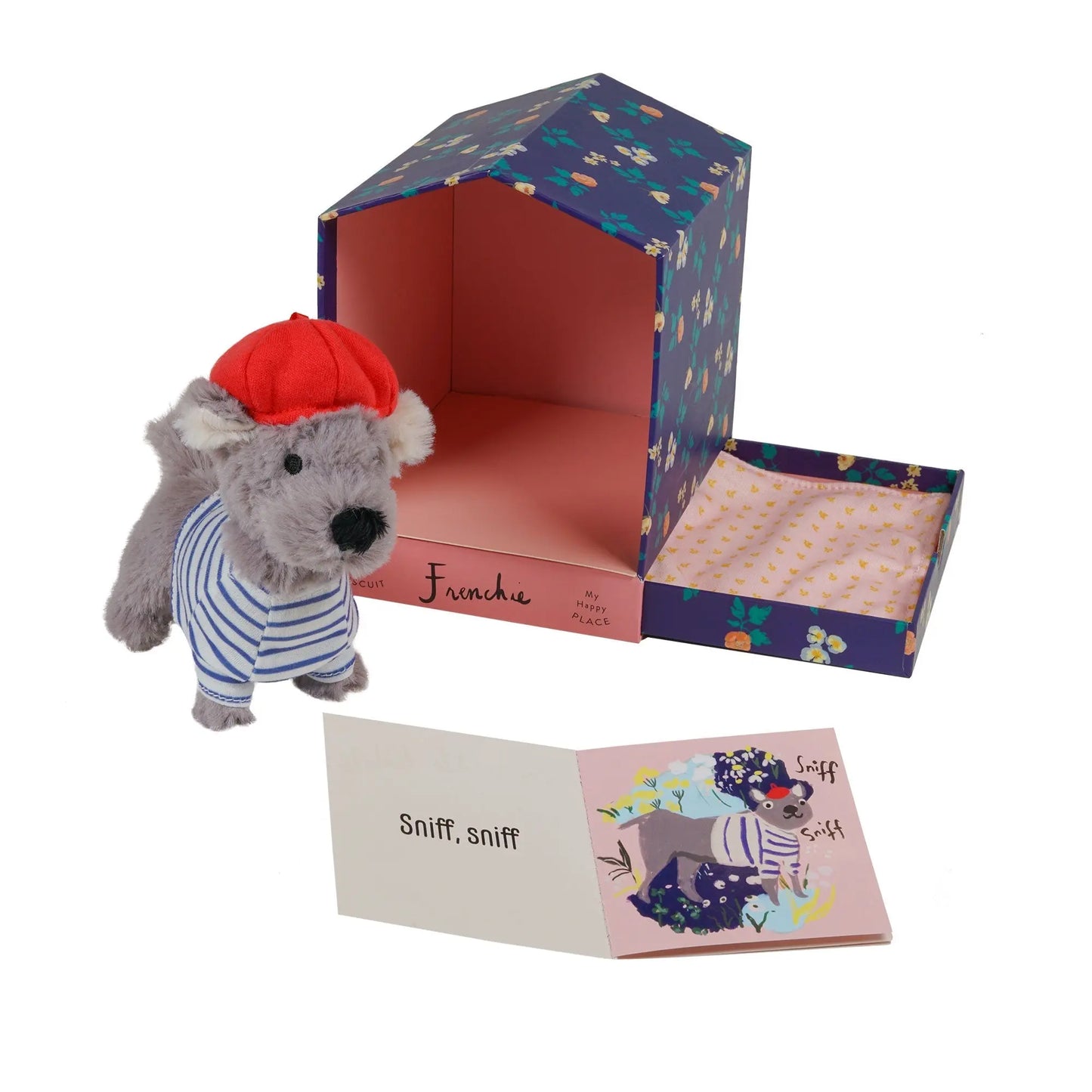 Manhattan Toy Bed & Biscuit Frenchie Plushies