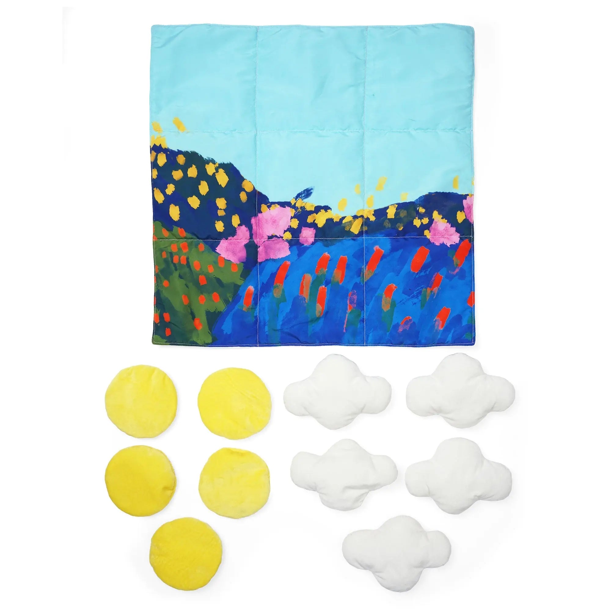 Manhattan Toy Sunny Day Floor Mat Tic Tac Toe Activity Mats