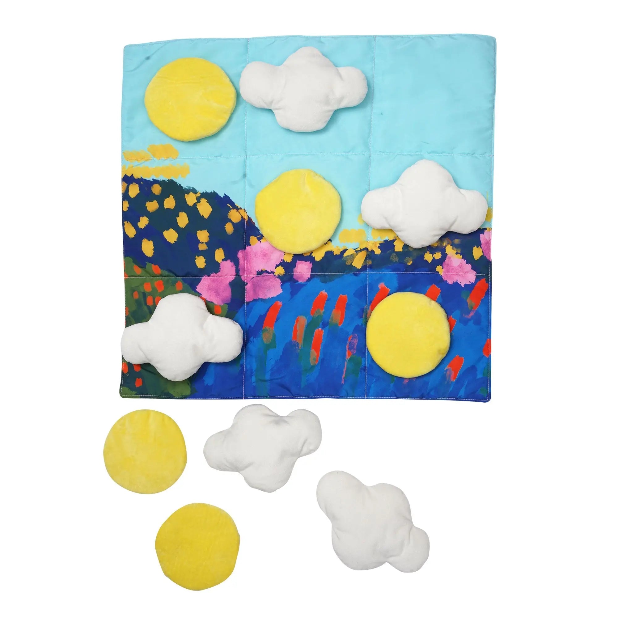 Manhattan Toy Sunny Day Floor Mat Tic Tac Toe Activity Mats