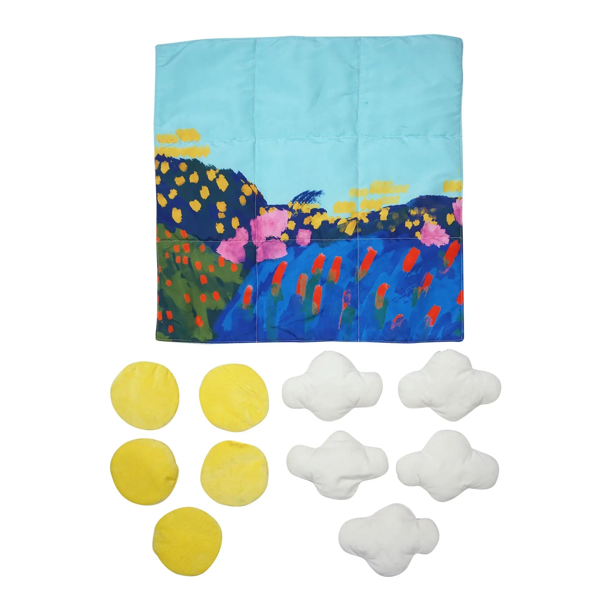 Manhattan Toy Sunny Day Floor Mat Tic Tac Toe Activity Mats