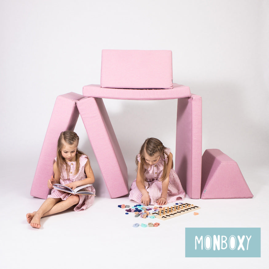 Monboxy OEKO-TEX Play Couch with Fabric Cover