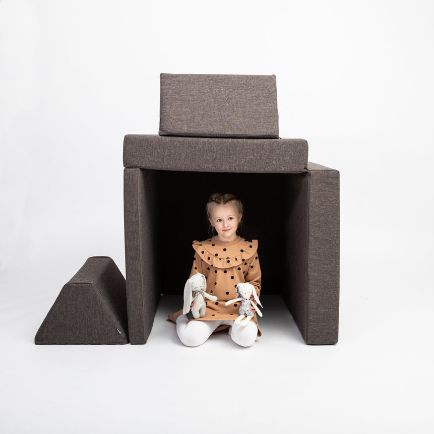 Monboxy OEKO-TEX Play Couch with Fabric Cover