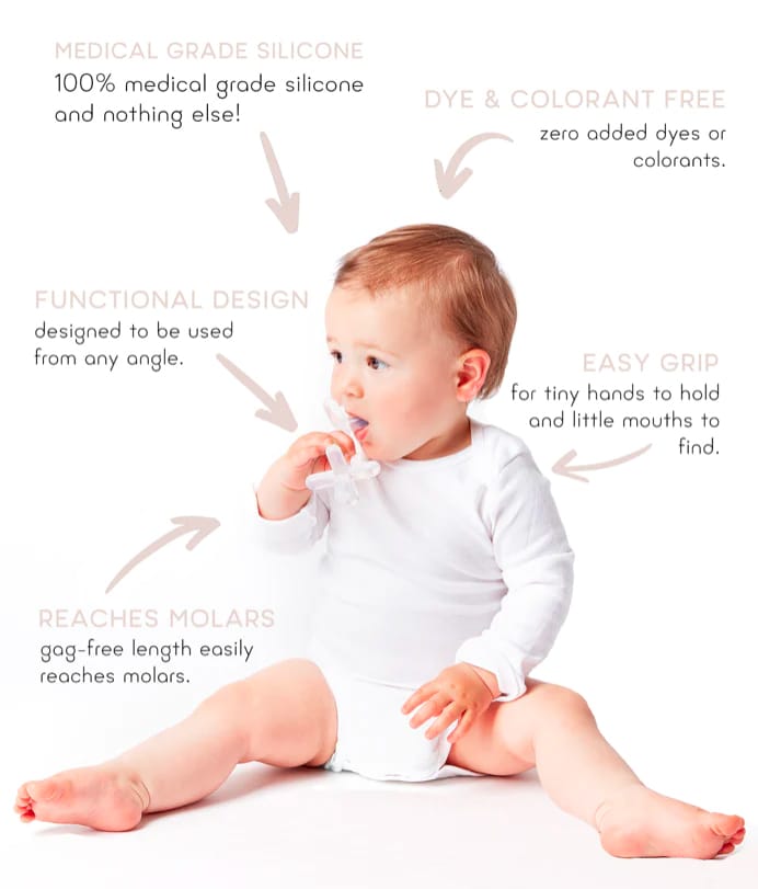 2-pack Mix & Match Patented Moonjax® Best Baby Teethers