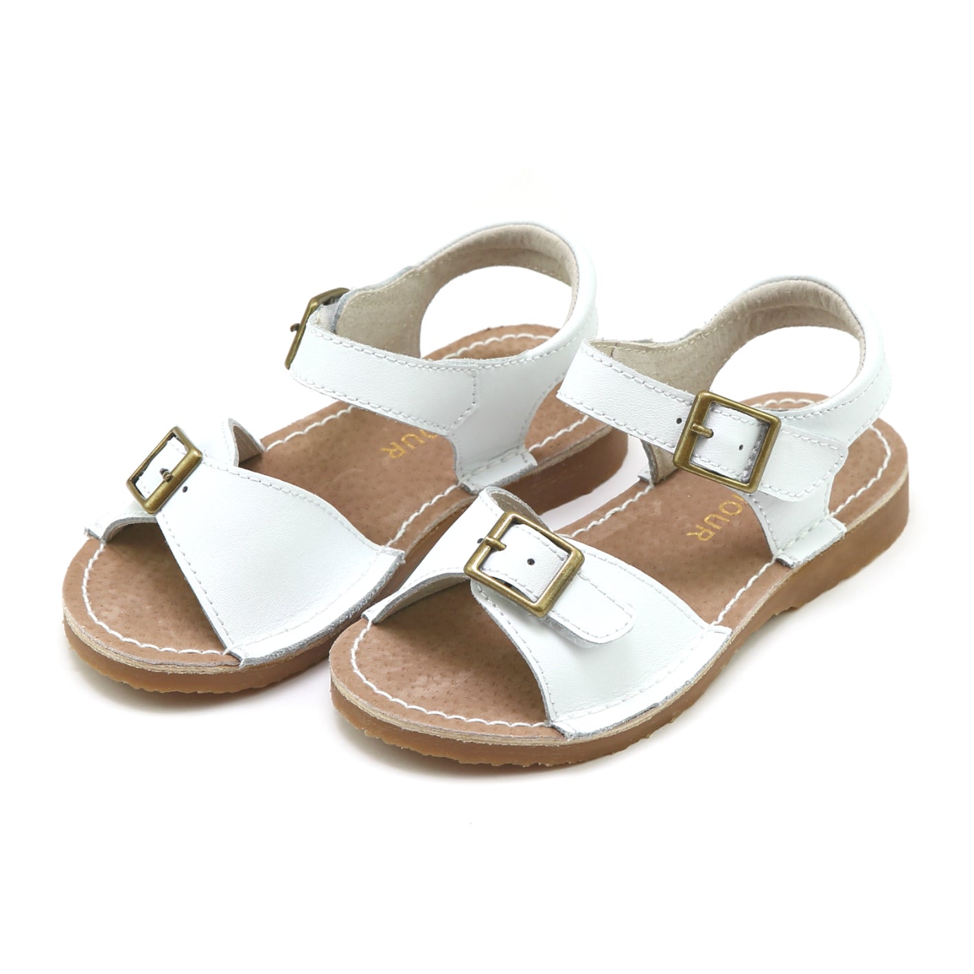 Sandals Leather Buckle Open Toe | Olivia