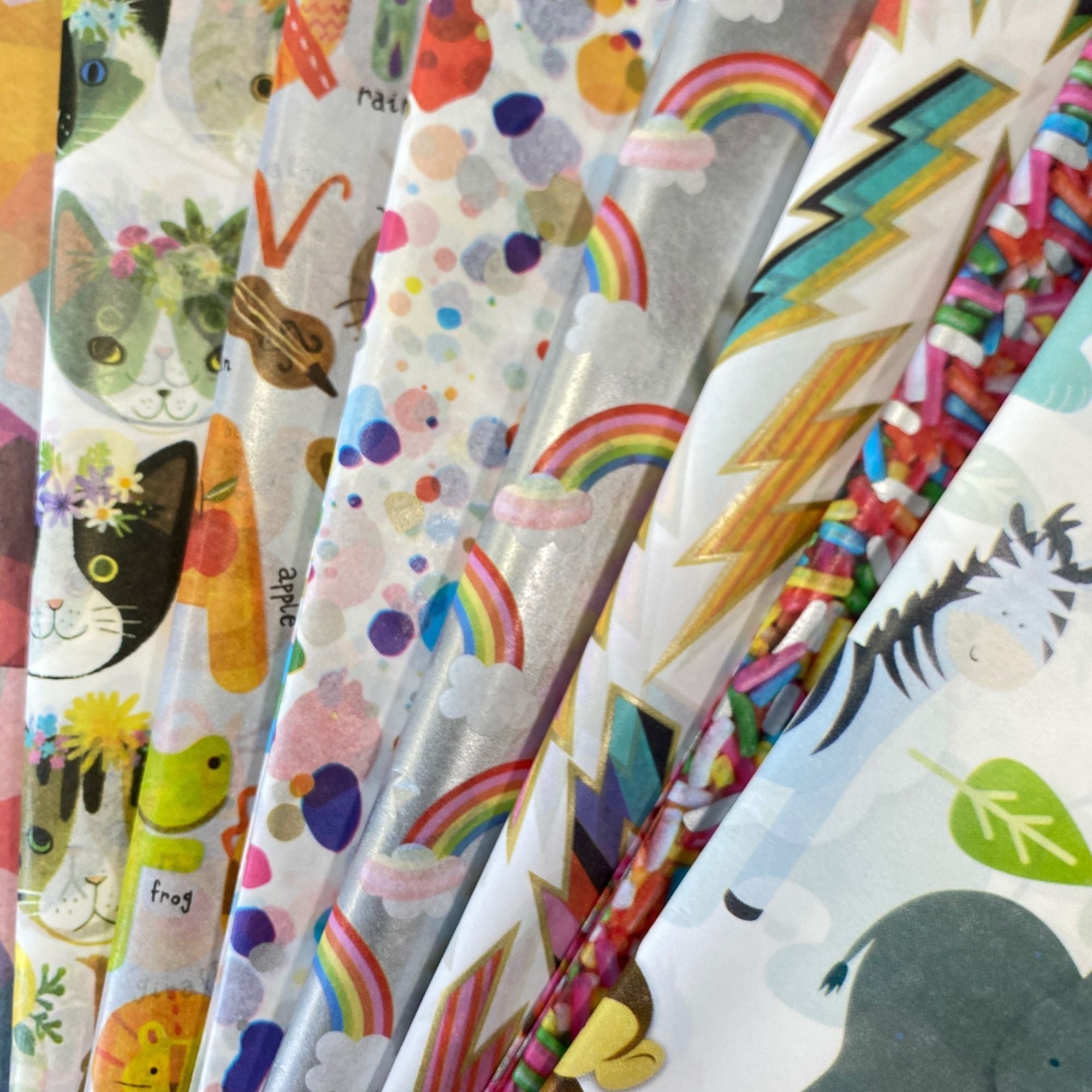 Kids Gift Tissue Paper Bundle, 32-Sheets