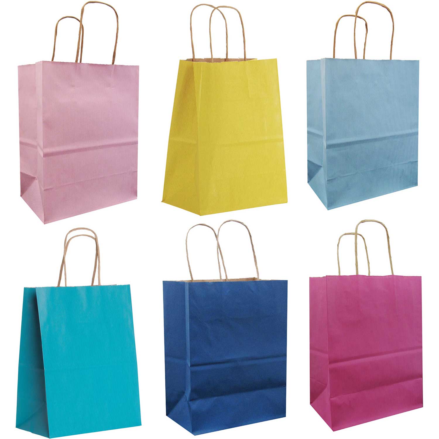 All Occasion Baby Kraft Solid Totes (12 Pack)