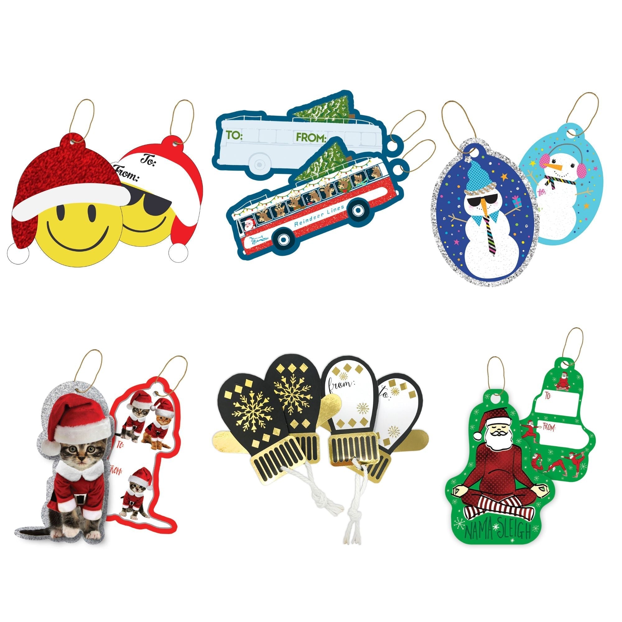 Kids Christmas Gift Tag Bundle, 24-Count