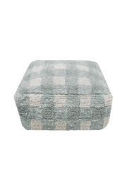 Pouf Vichy Blue Sage  - Kitchen