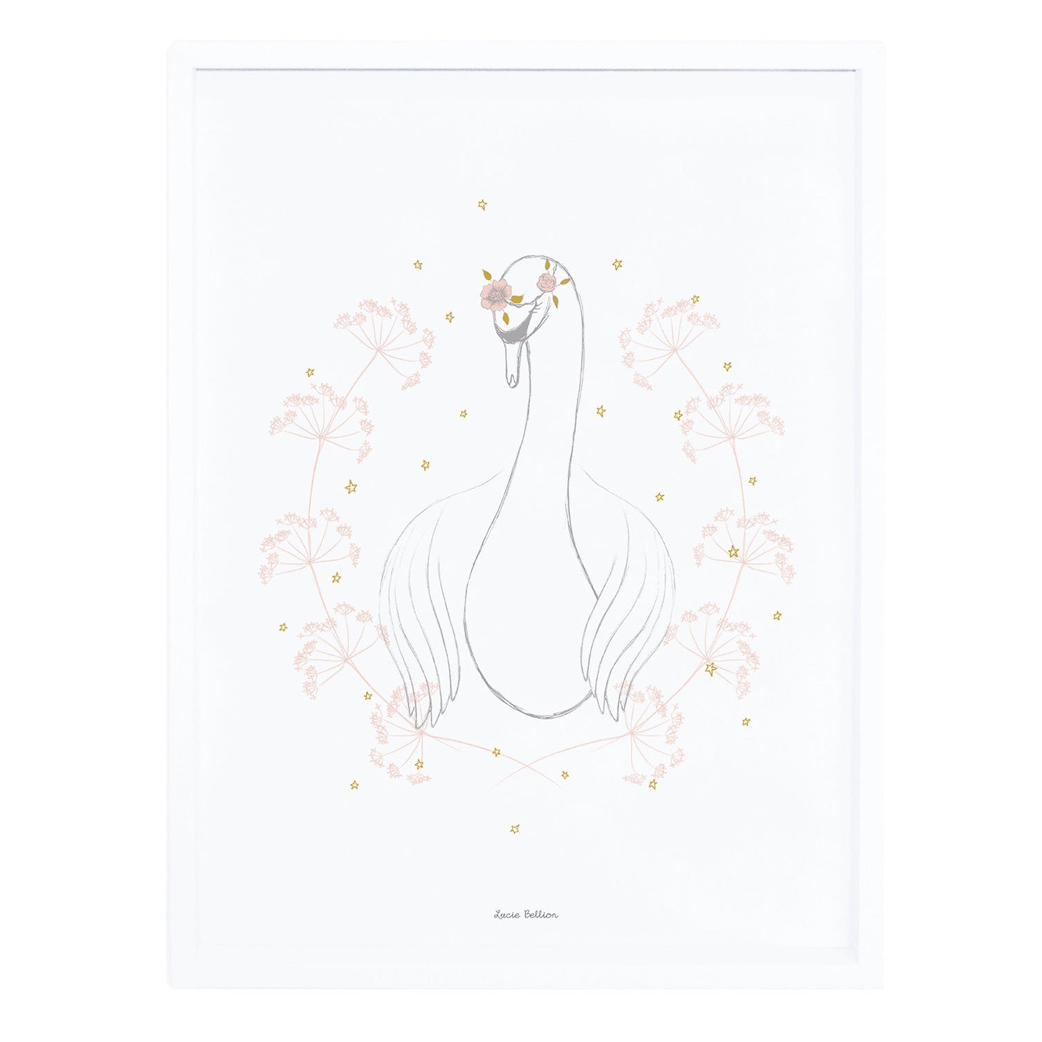 Lilipinso Framed Art Print - Botany Swan