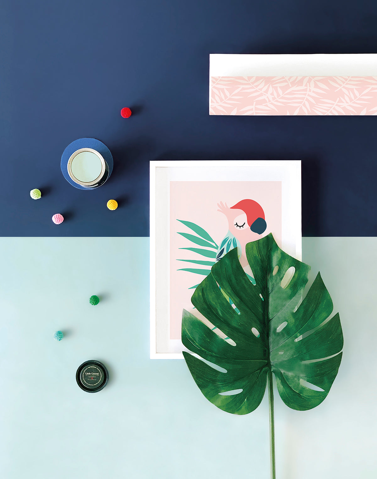 Lilipinso Art Print - Tropical Parrot Pink