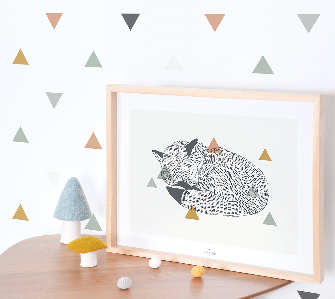Lilipinso Framed Art Print - Enchanted Fox